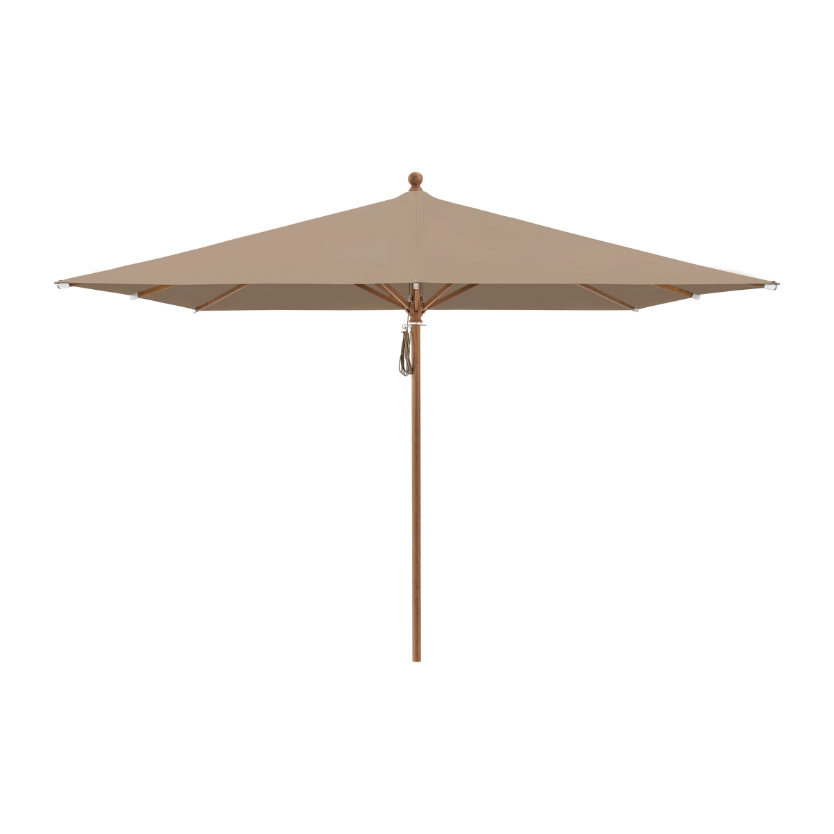 Glatz Piazza Sonnenschirm Holzoptik SQ5: 650 Camel