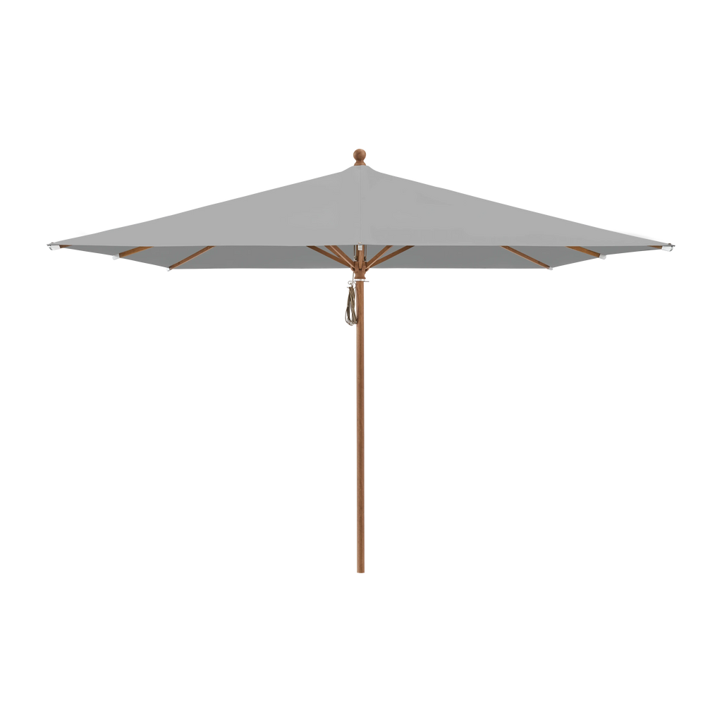 Glatz Piazza Sonnenschirm Holzoptik SQ5: 652 Silver