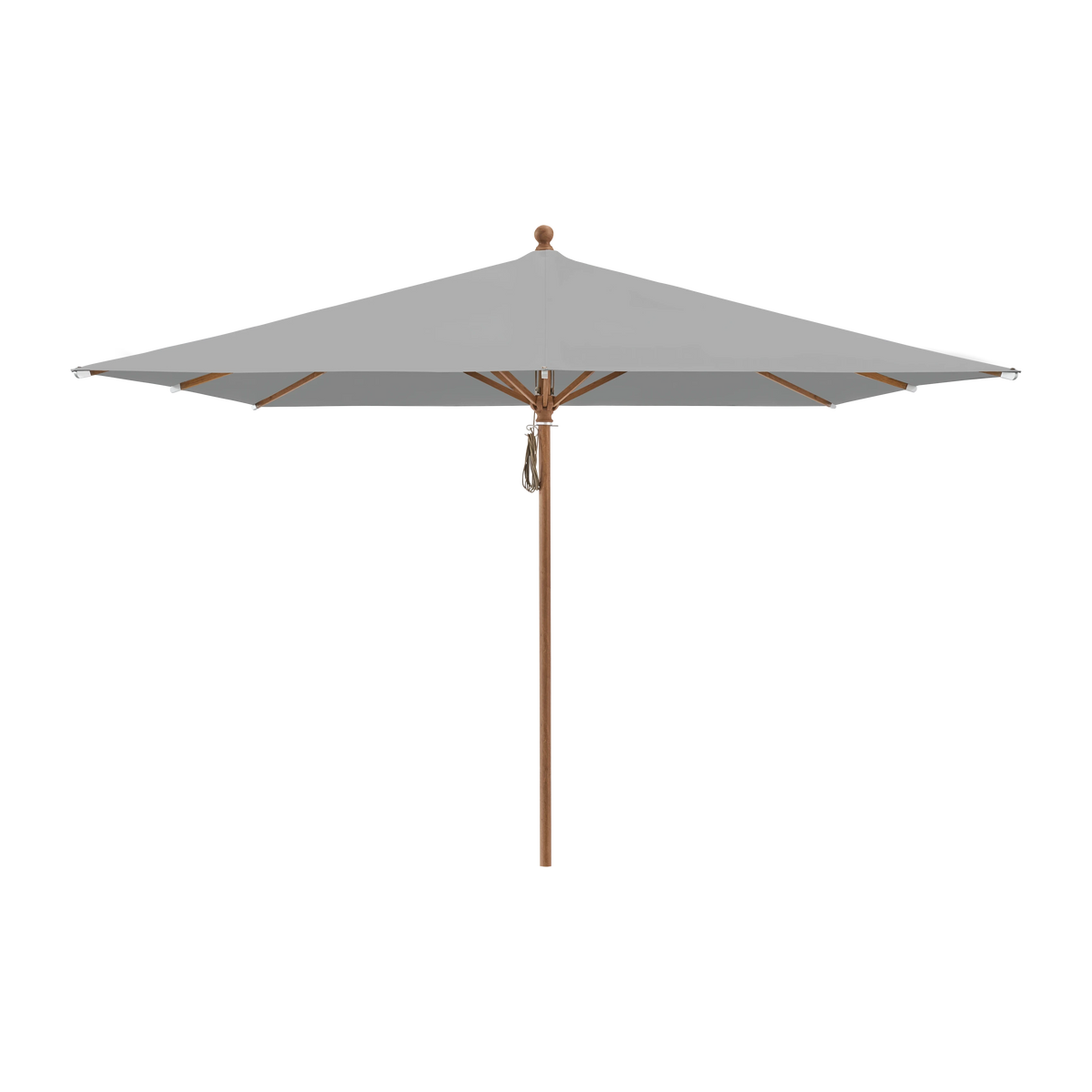 Glatz Piazza Sonnenschirm Holzoptik SQ5: 652 Silver