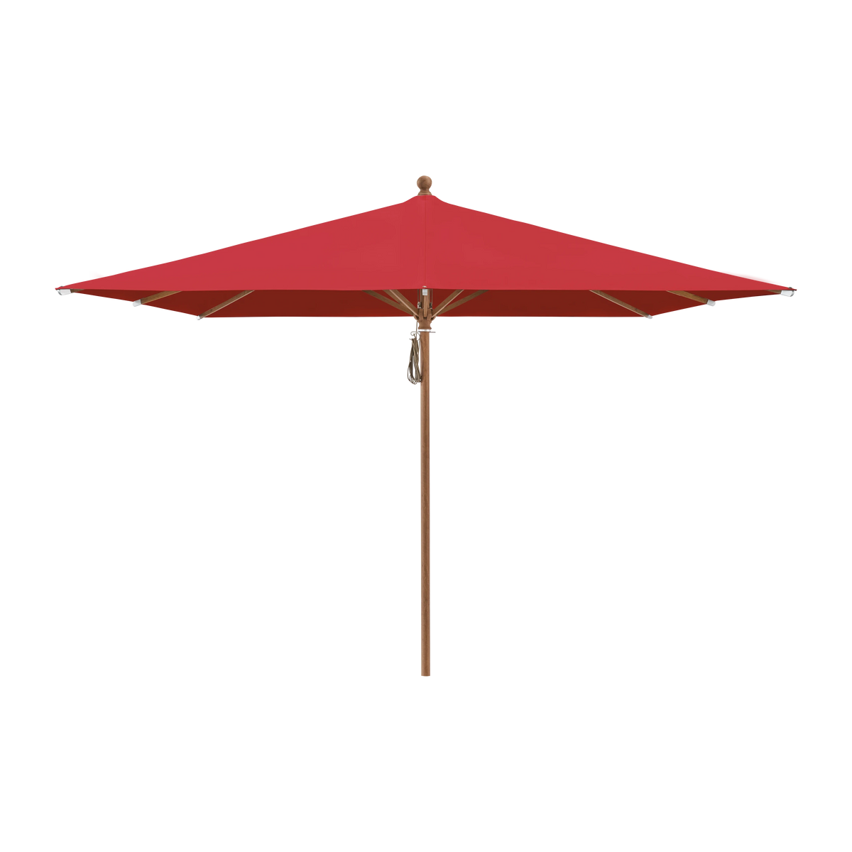 Glatz Piazza Sonnenschirm Holzoptik SQ5: 801 Campari