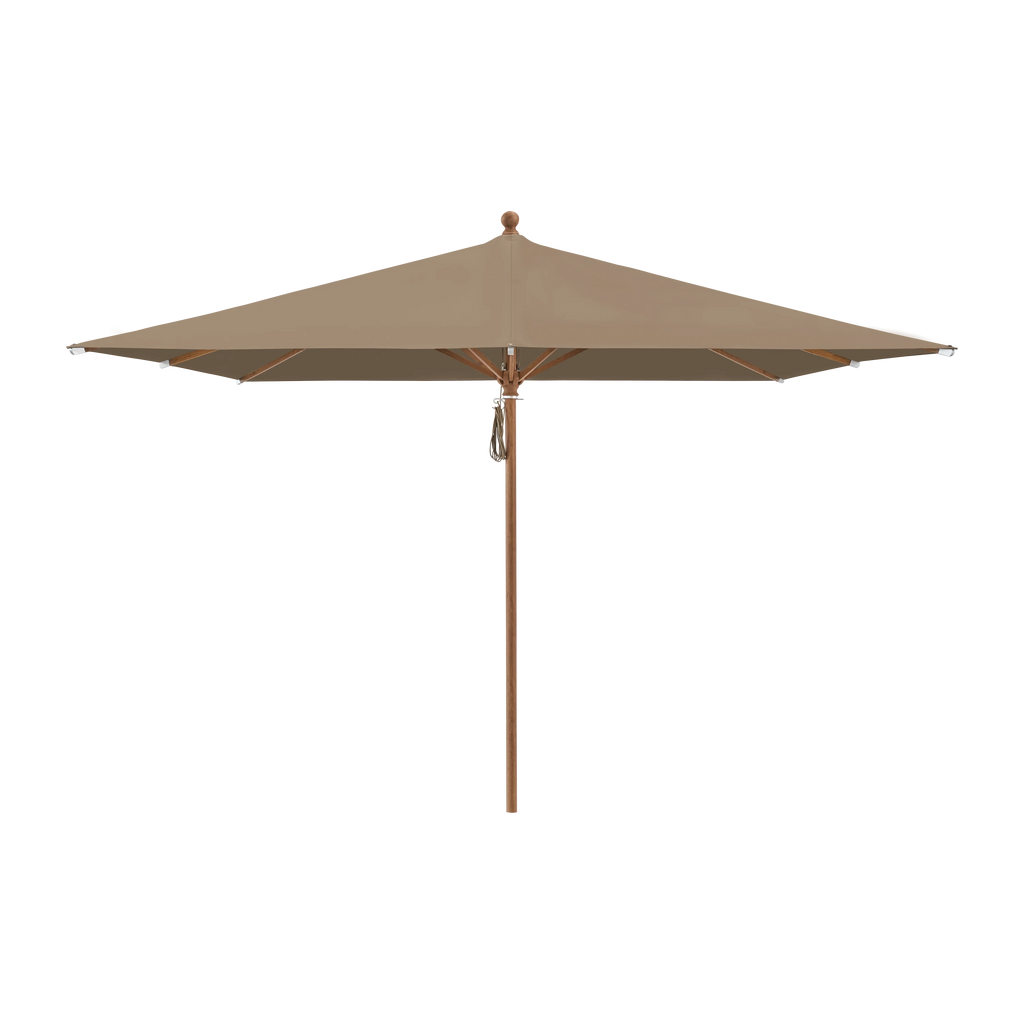 Glatz Piazza Sonnenschirm Holzoptik SQ5: 805 Walnut