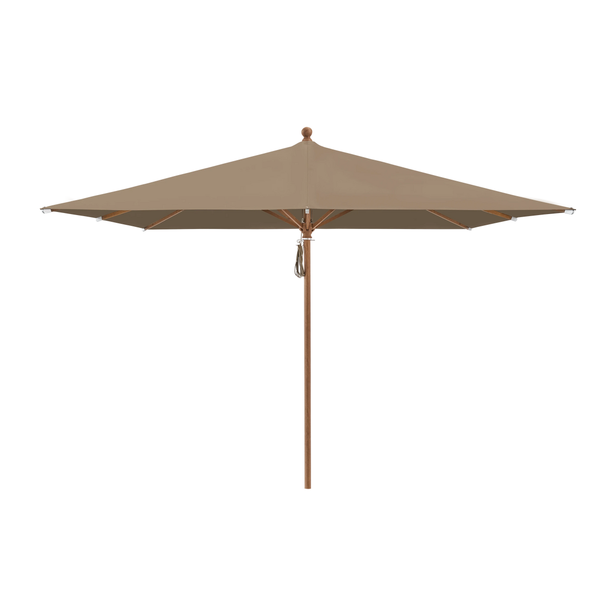 Glatz Piazza Sonnenschirm Holzoptik SQ5: 805 Walnut