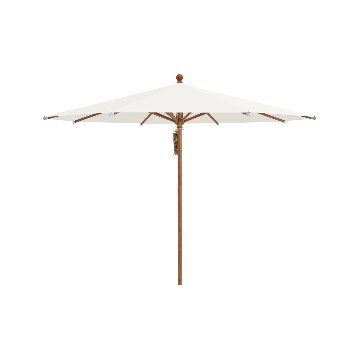 Glatz Piazza Sonnenschirm Holzoptik SQ4: 404 White
