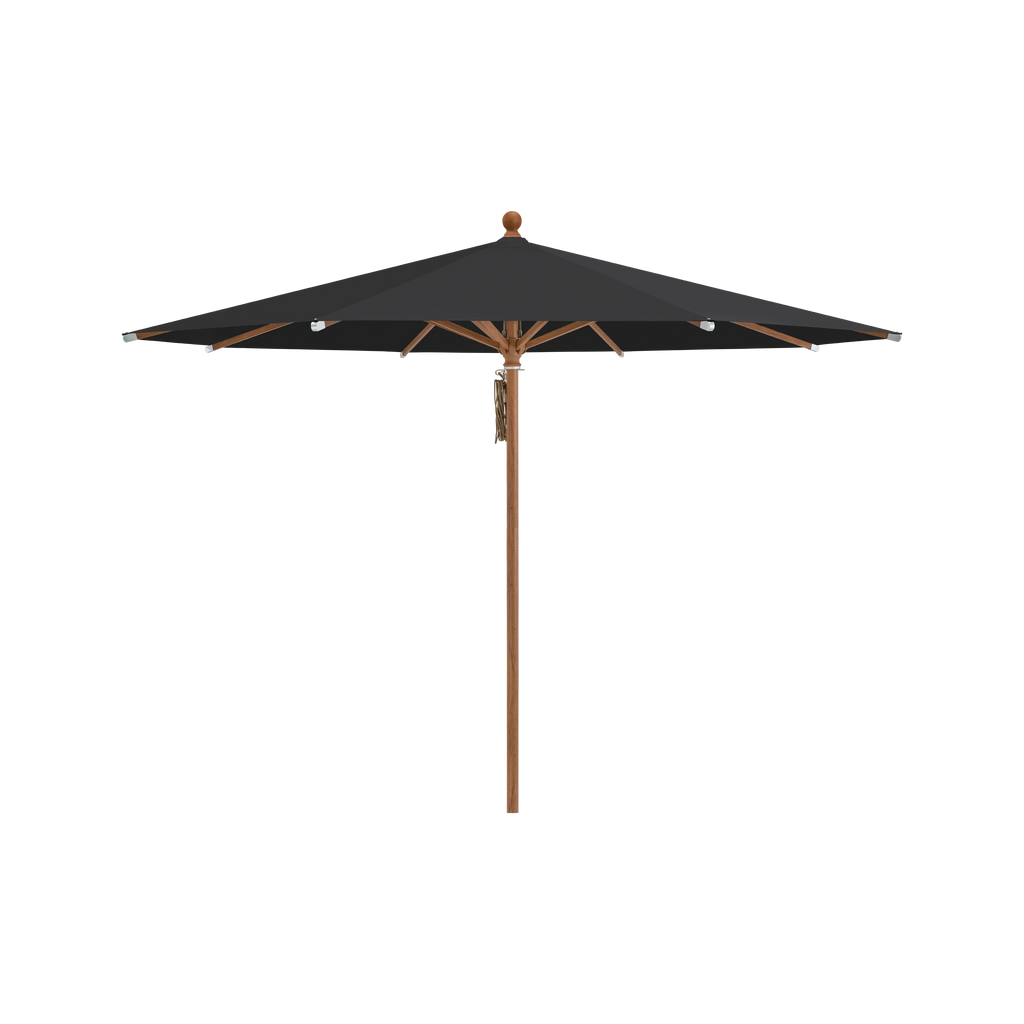Glatz Piazza Sonnenschirm Holzoptik SQ4: 408 Black