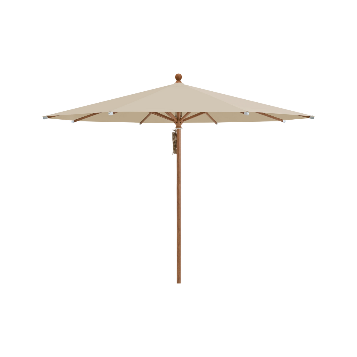 Glatz Piazza Sonnenschirm Holzoptik SQ4: 422 Cream