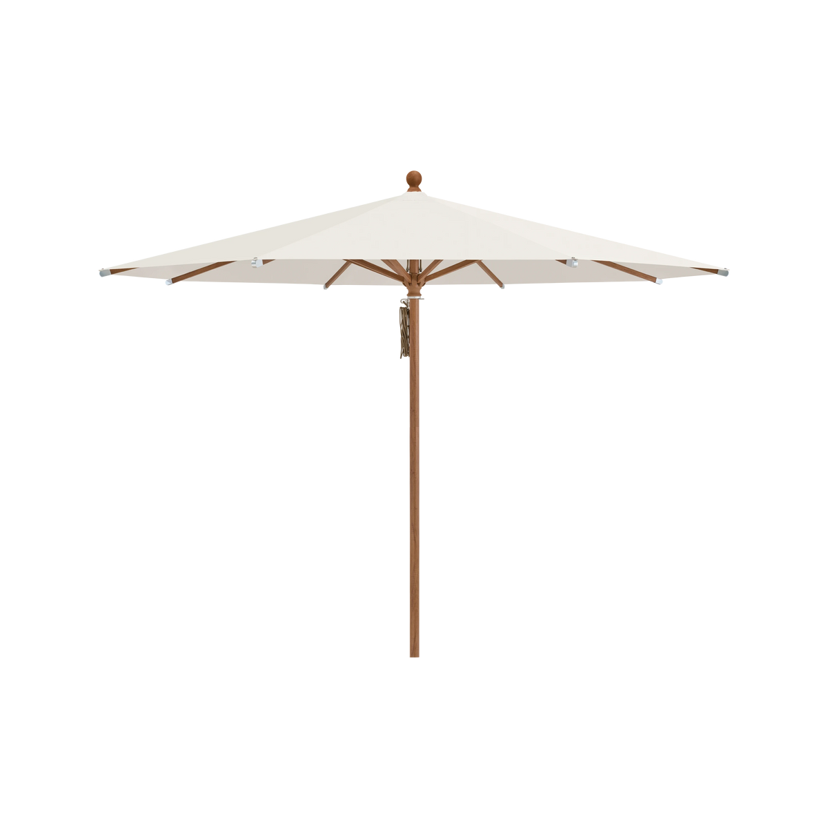 Glatz Piazza Sonnenschirm Holzoptik SQ4: 453 Vanilla