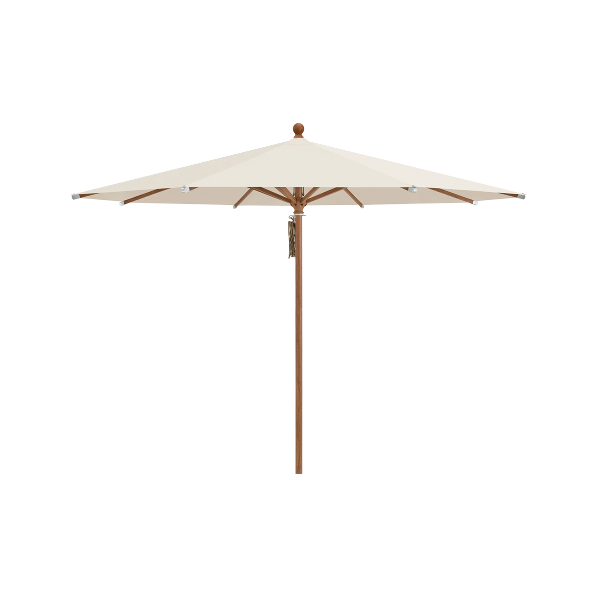 Glatz Piazza Sonnenschirm Holzoptik SQ5: 523 Champagne