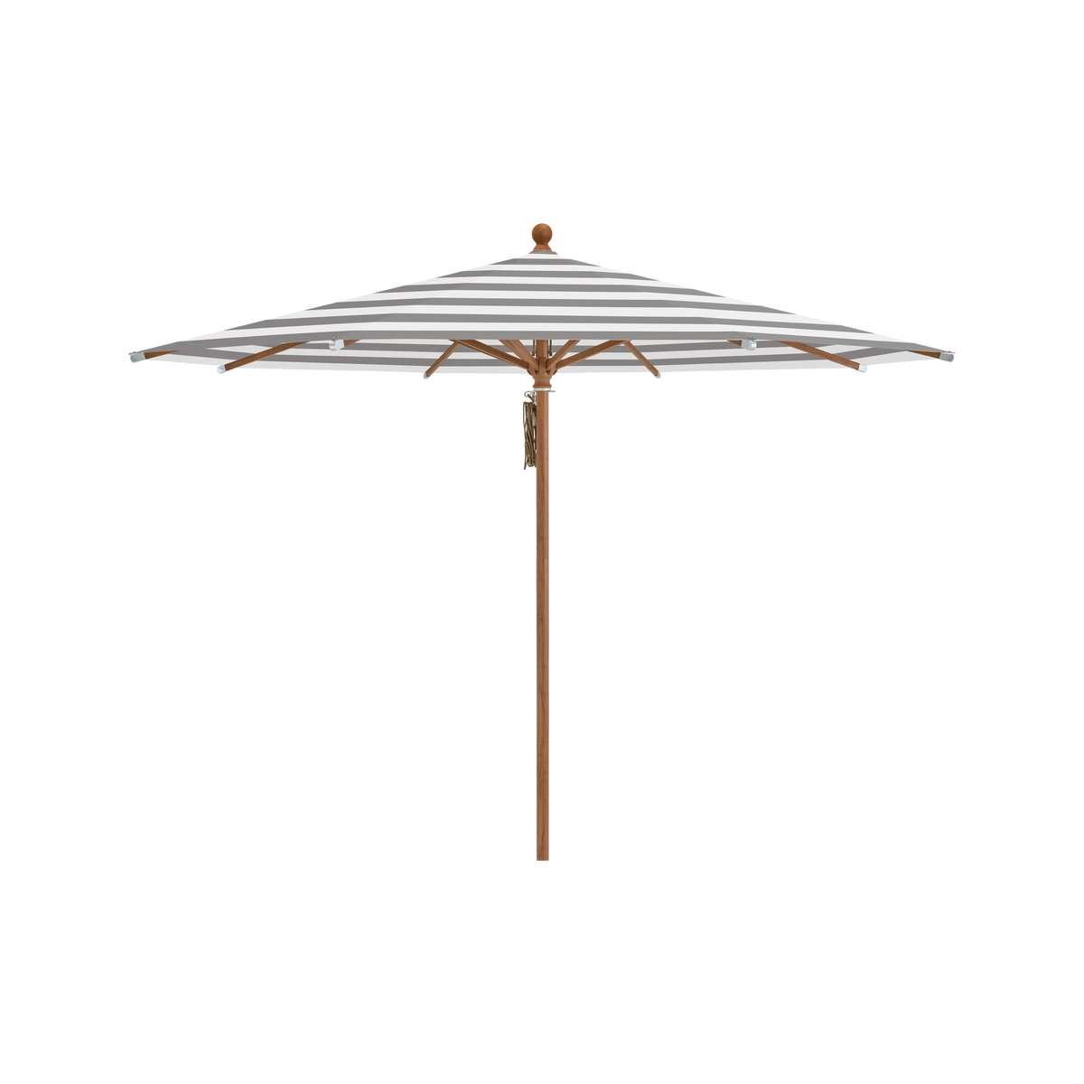 Glatz Piazza Sonnenschirm Holzoptik SQ5: 570 Steel Stripe