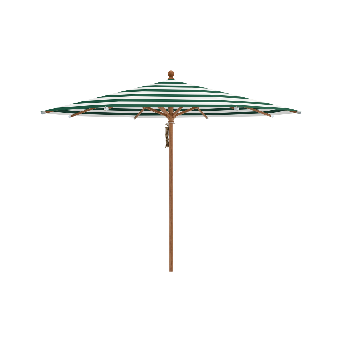Glatz Piazza Sonnenschirm Holzoptik SQ5: 589 Green Stripe