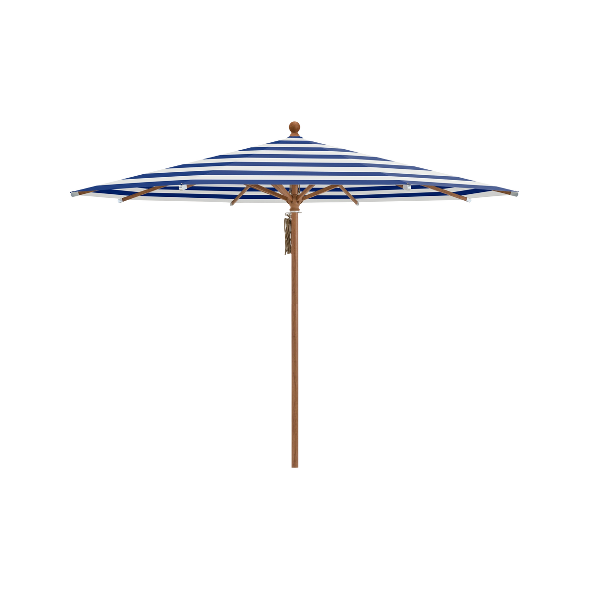 Glatz Piazza Sonnenschirm Holzoptik SQ5: 602 Blue Stripe