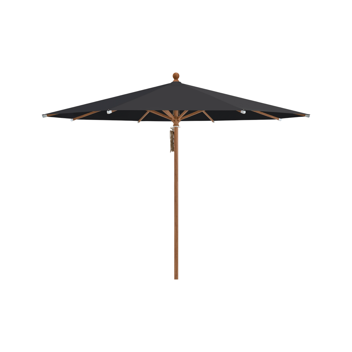 Glatz Piazza Sonnenschirm Holzoptik SQ5: 615 Black