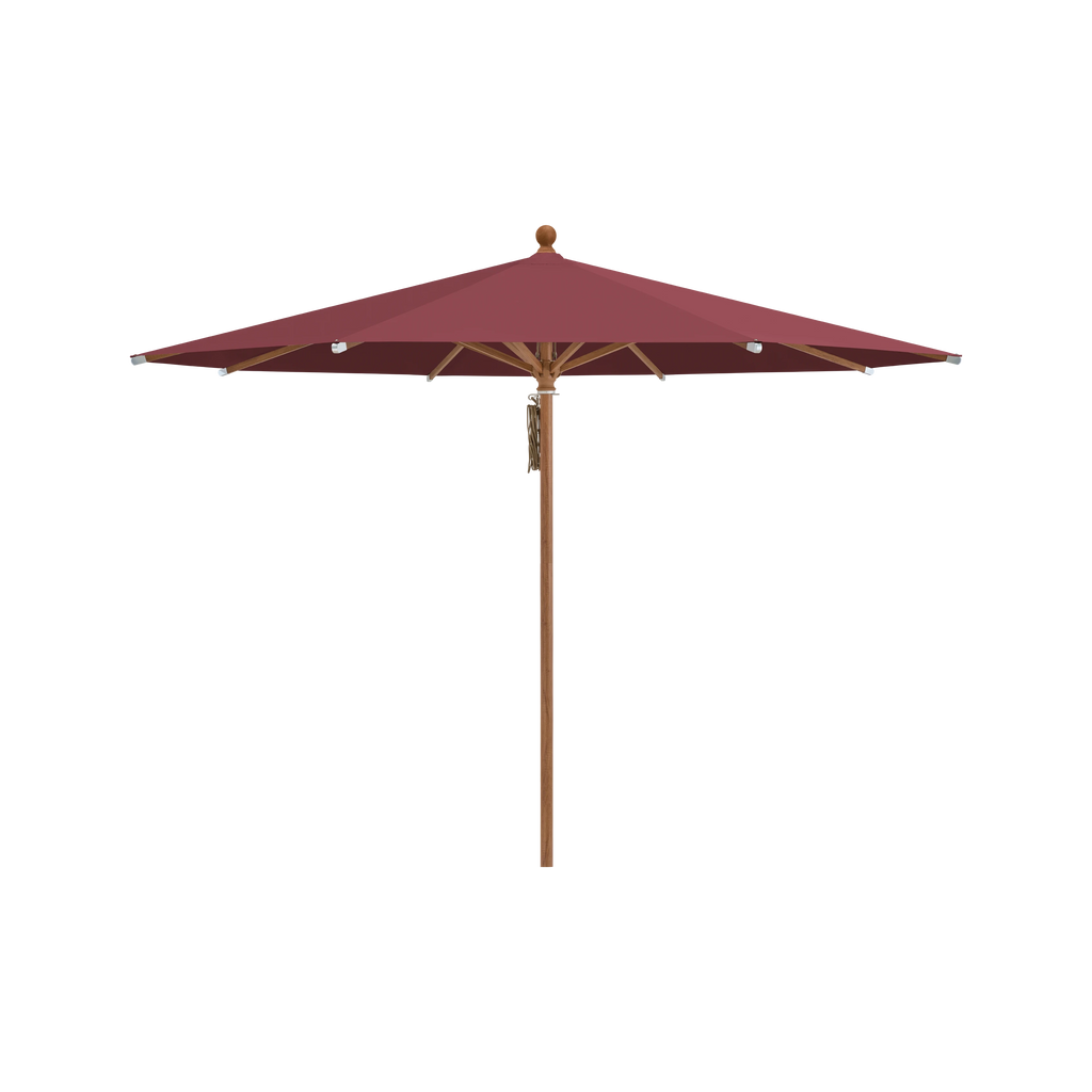 Glatz Piazza Sonnenschirm Holzoptik SQ5: 644 Merlot