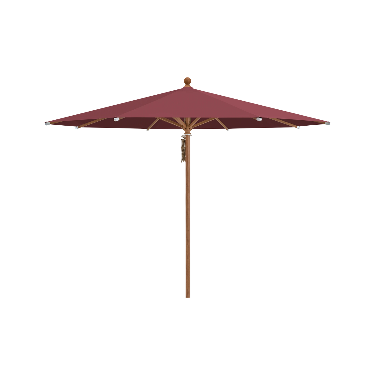 Glatz Piazza Sonnenschirm Holzoptik SQ5: 644 Merlot