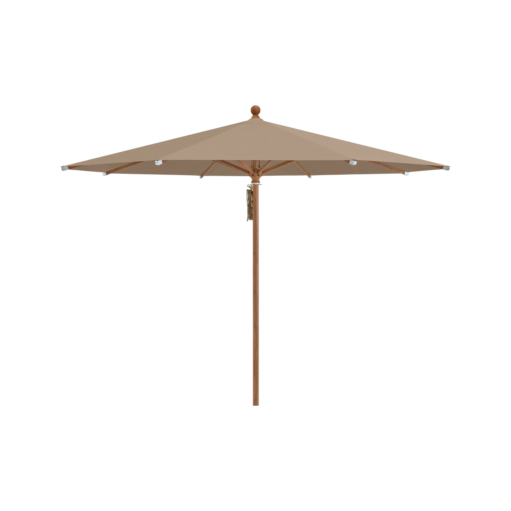 Glatz Piazza Sonnenschirm Holzoptik SQ5: 650 Camel