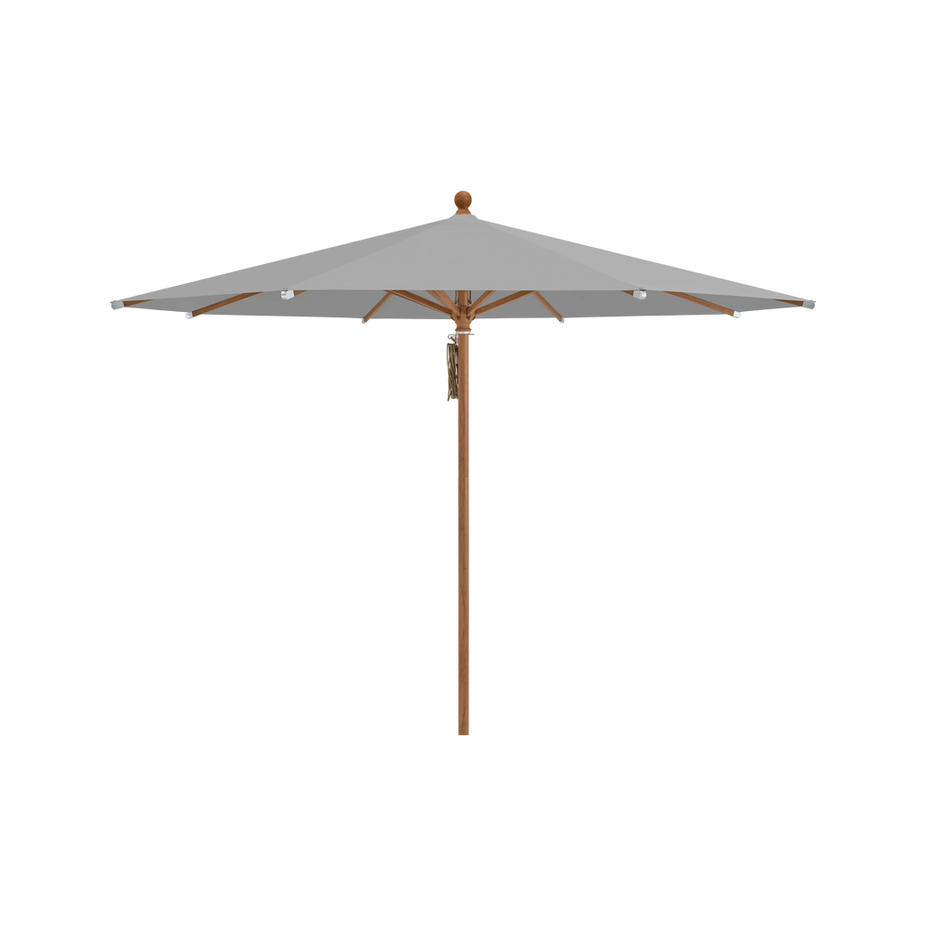 Glatz Piazza Sonnenschirm Holzoptik SQ5: 652 Silver