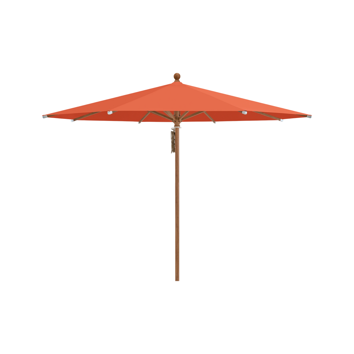 Glatz Piazza Sonnenschirm Holzoptik SQ5: 660 Papaya