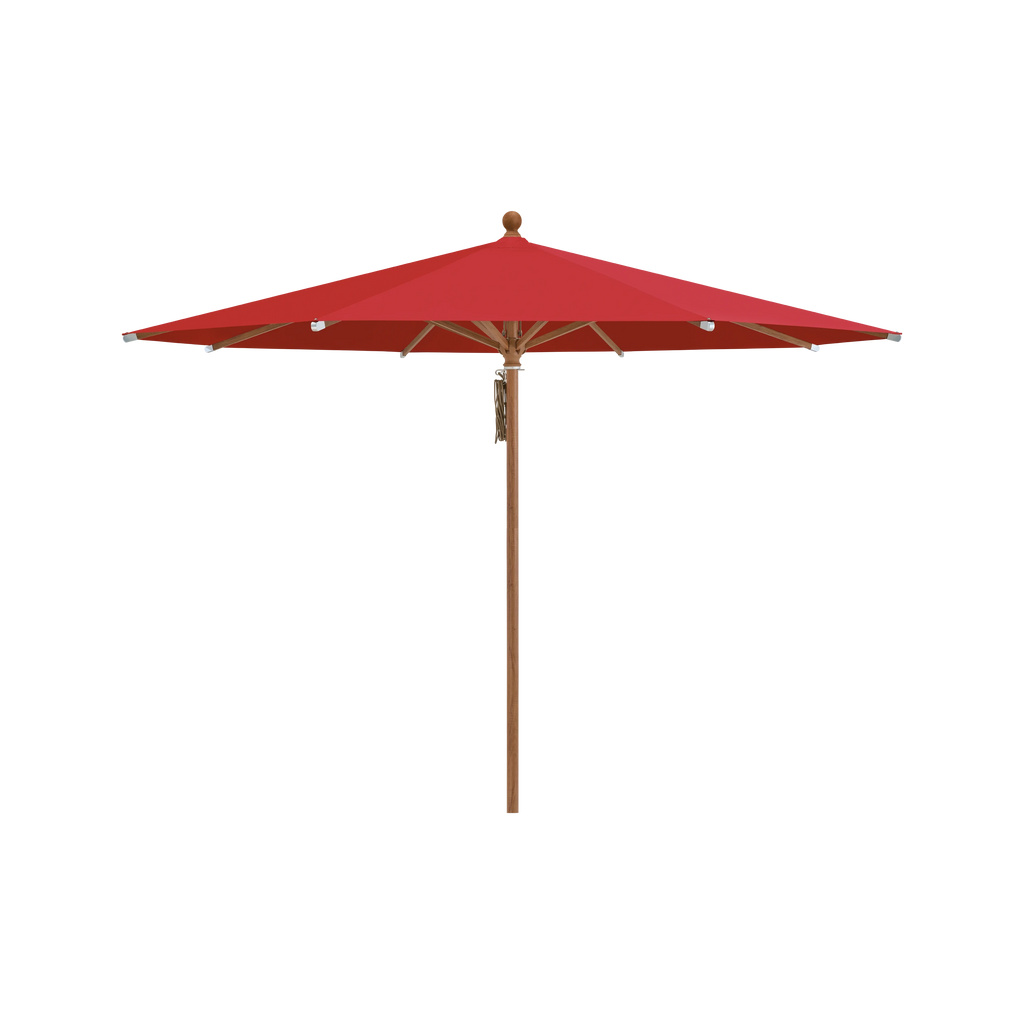 Glatz Piazza Sonnenschirm Holzoptik SQ5: 801 Campari