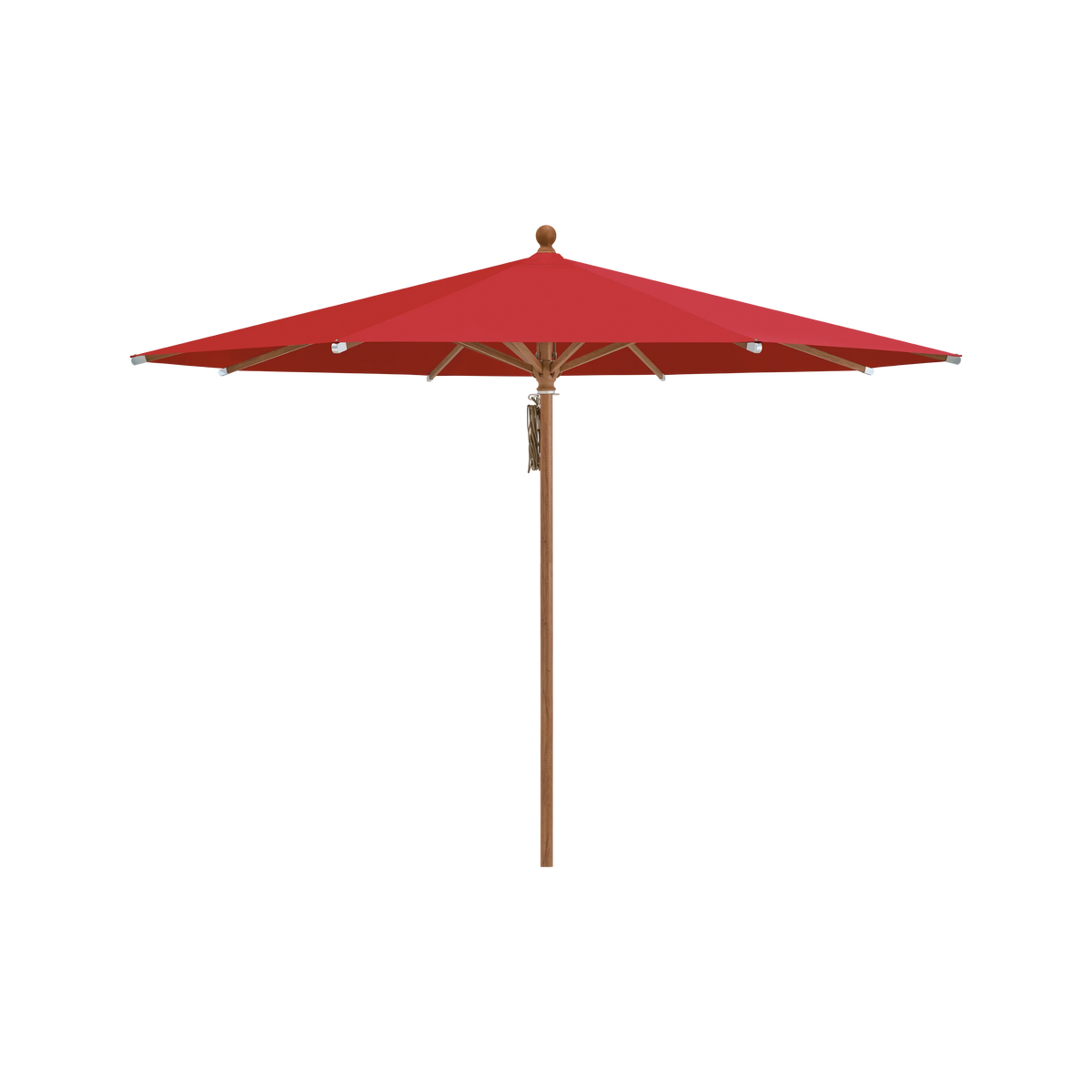 Glatz Piazza Sonnenschirm Holzoptik SQ5: 801 Campari