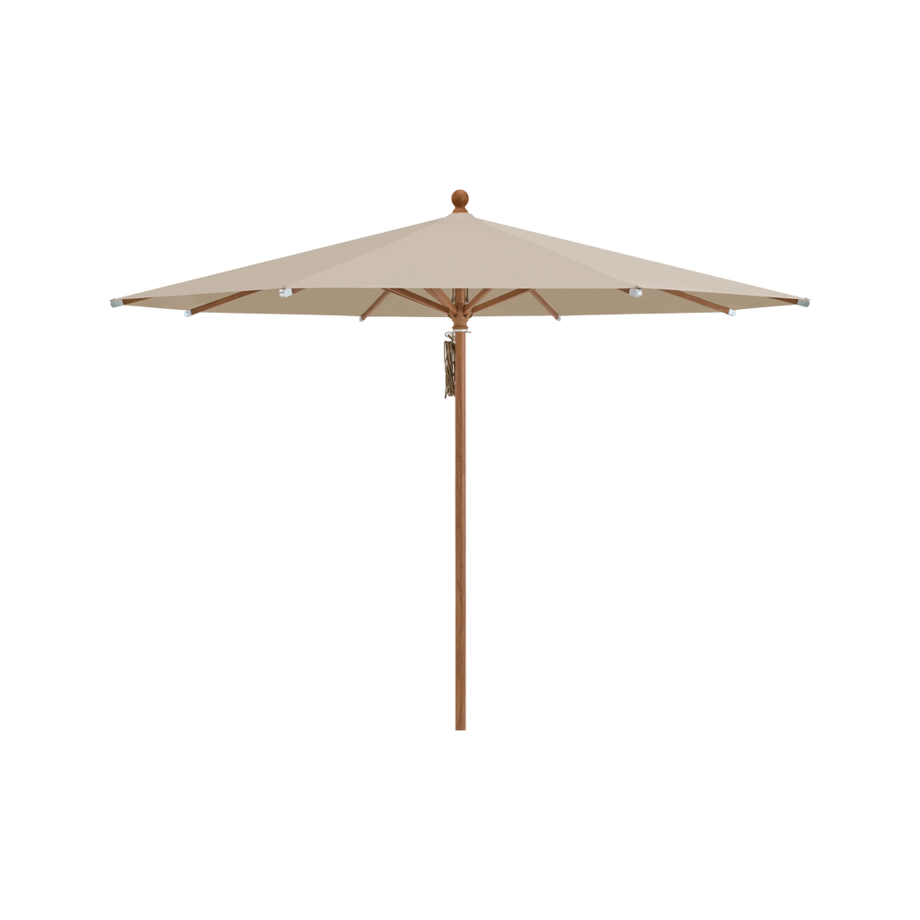 Glatz Piazza Sonnenschirm Holzoptik SQ5: 803 Linen