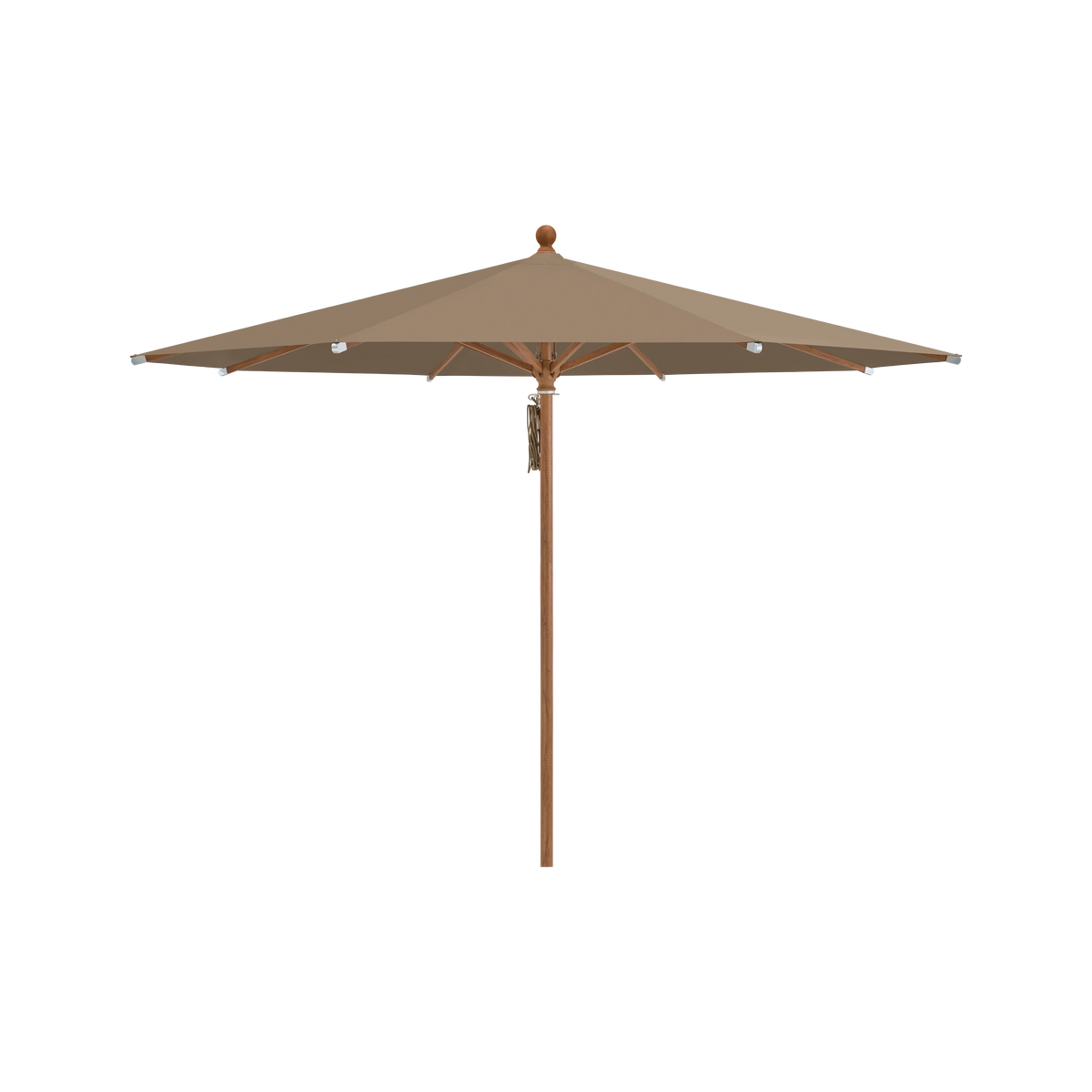 Glatz Piazza Sonnenschirm Holzoptik SQ5: 805 Walnut