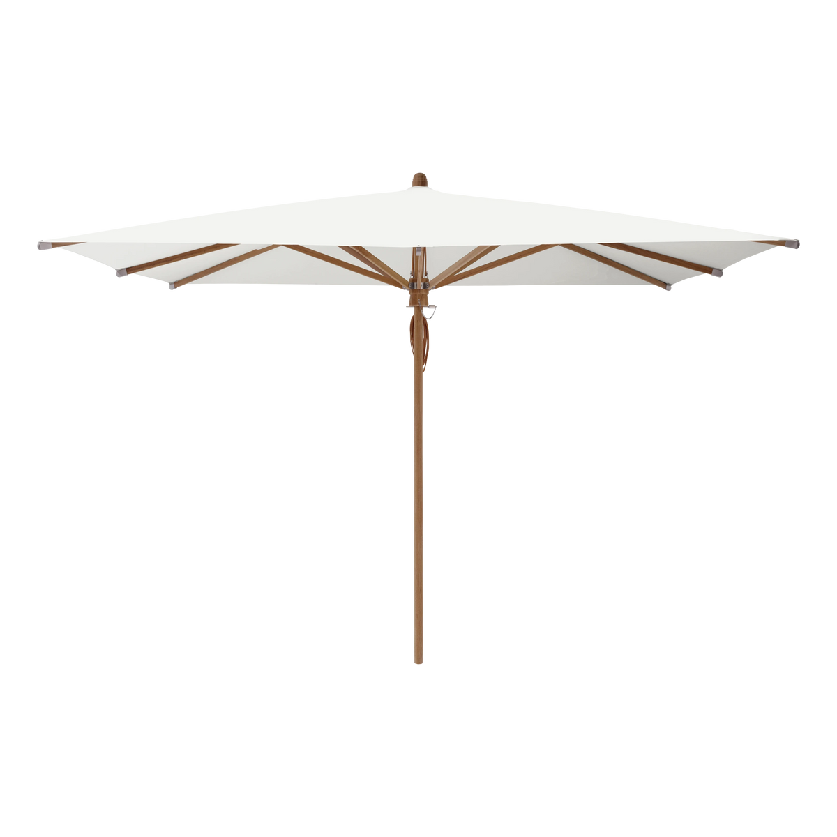 Glatz Teakwood Sonnenschirm SQ5: 510 White