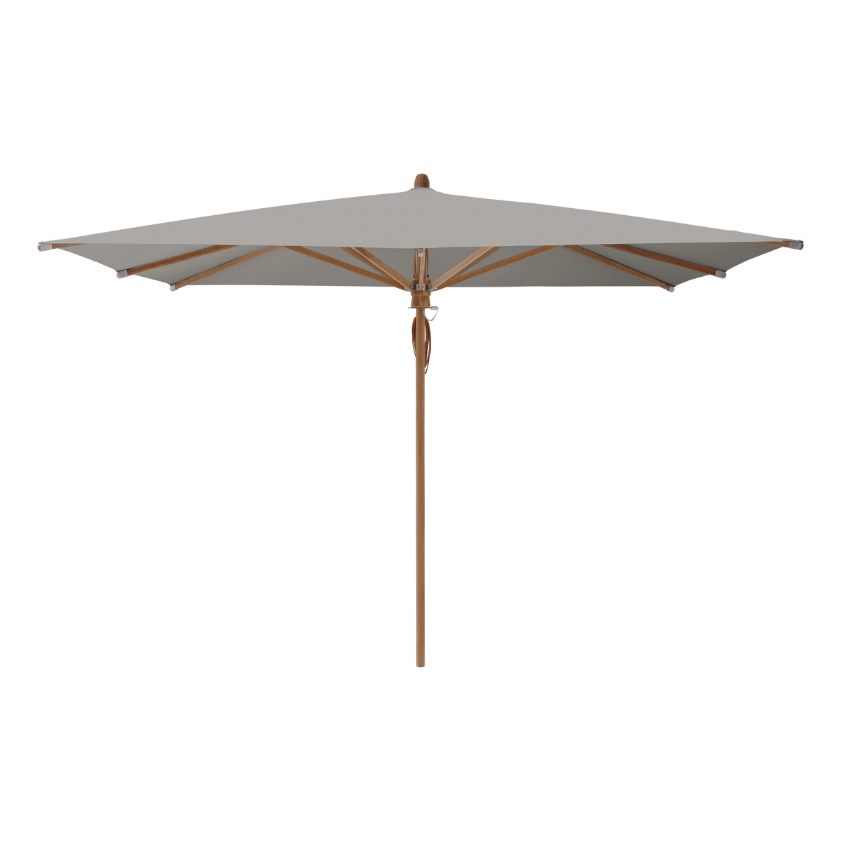 Glatz Teakwood Sonnenschirm SQ5: 558 Steel