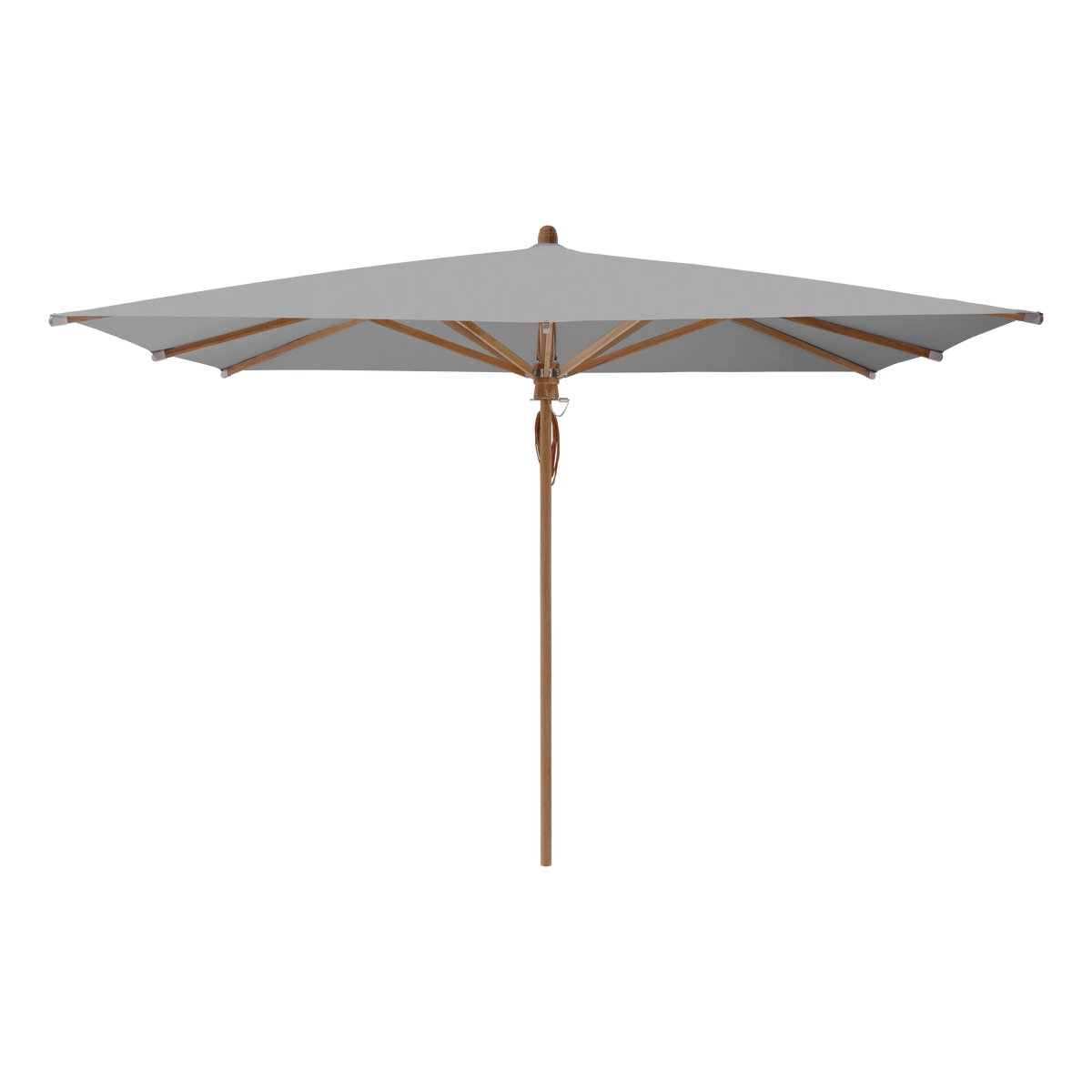Glatz Teakwood Sonnenschirm SQ5: 652 Silver