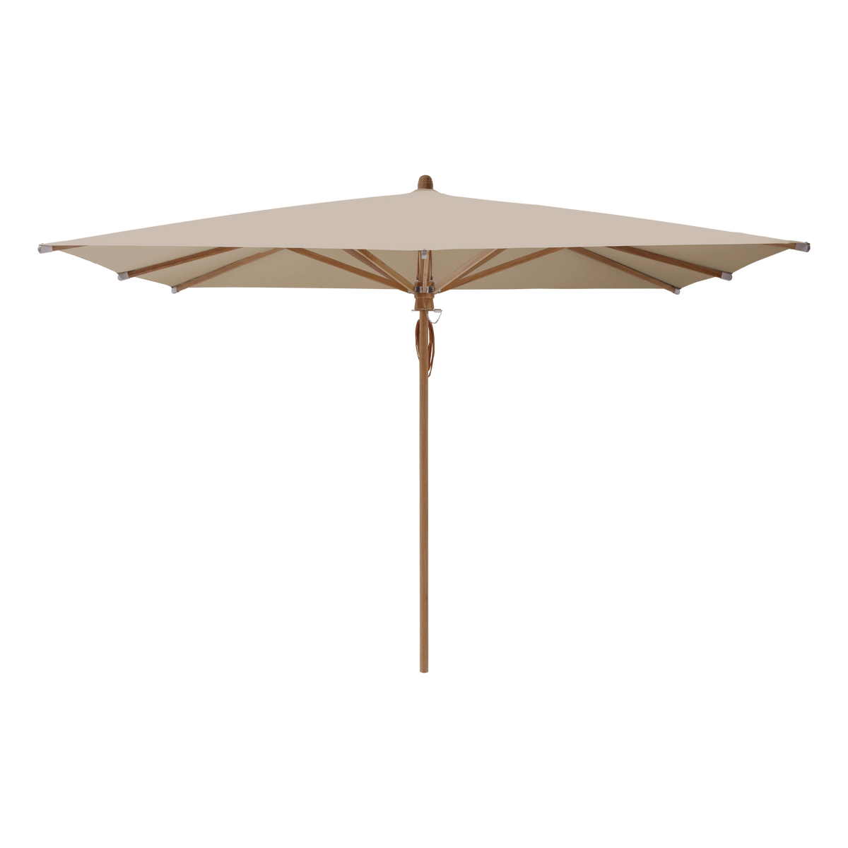 Glatz Teakwood Sonnenschirm SQ5: 803 Linen