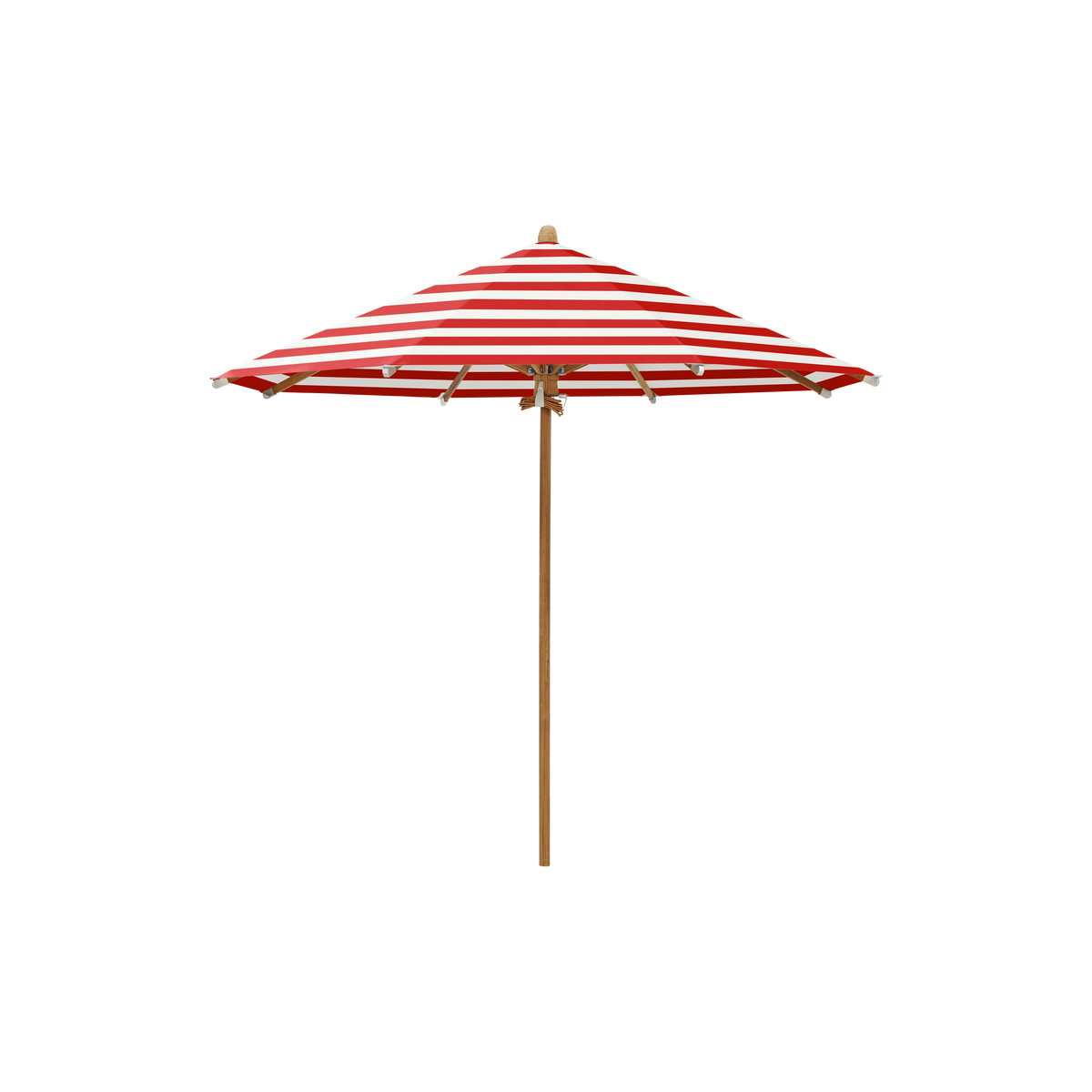 Glatz Teakwood Sonnenschirm SQ5: 800 Red Stripe
