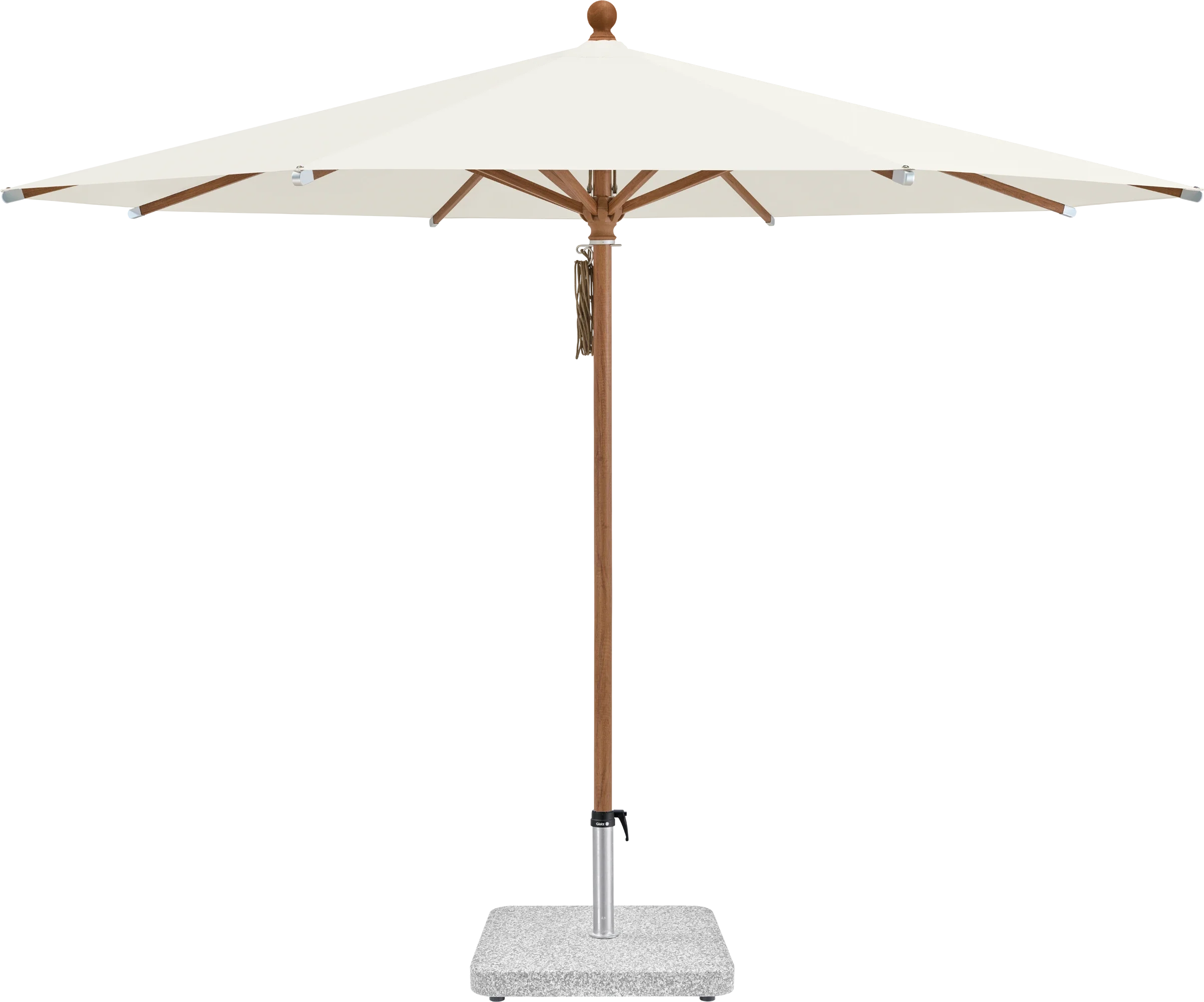 Sonnenschirm Piazza | Glatz – ⌀250cm SQ2: 158 White