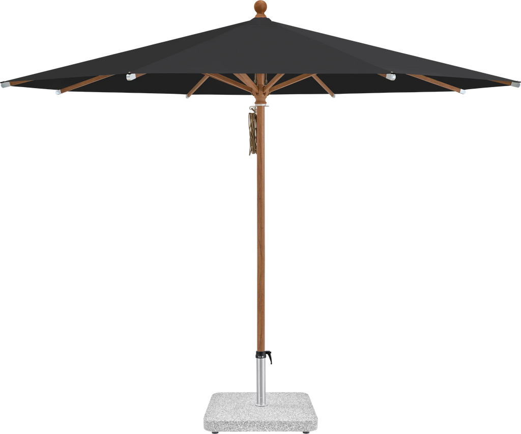 Sonnenschirm Piazza | Glatz – ⌀250cm SQ4: 408 Black