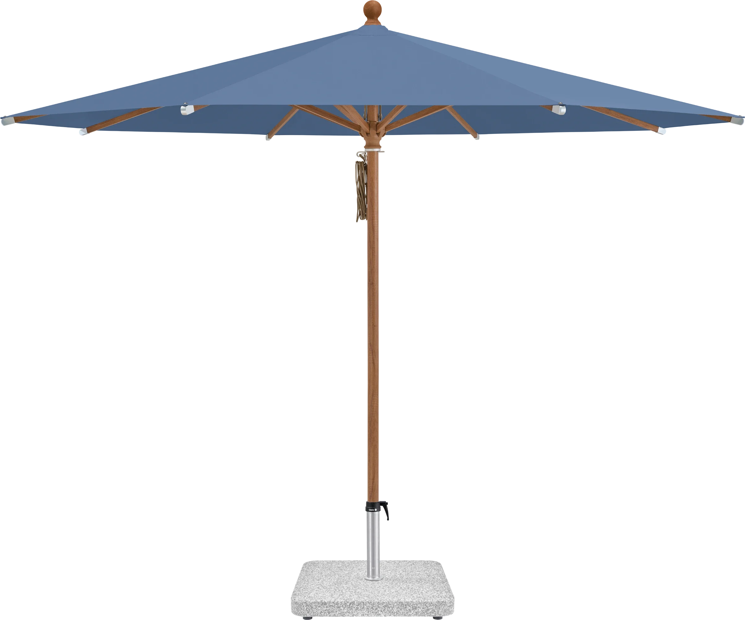Sonnenschirm Piazza | Glatz – ⌀250cm SQ4: 418 Cobalt