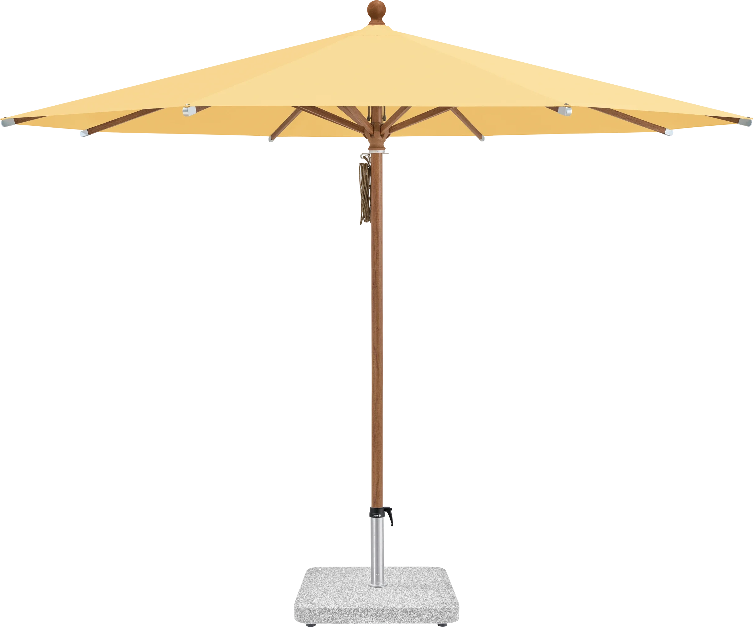 Sonnenschirm Piazza | Glatz – ⌀250cm SQ4: 438 Straw
