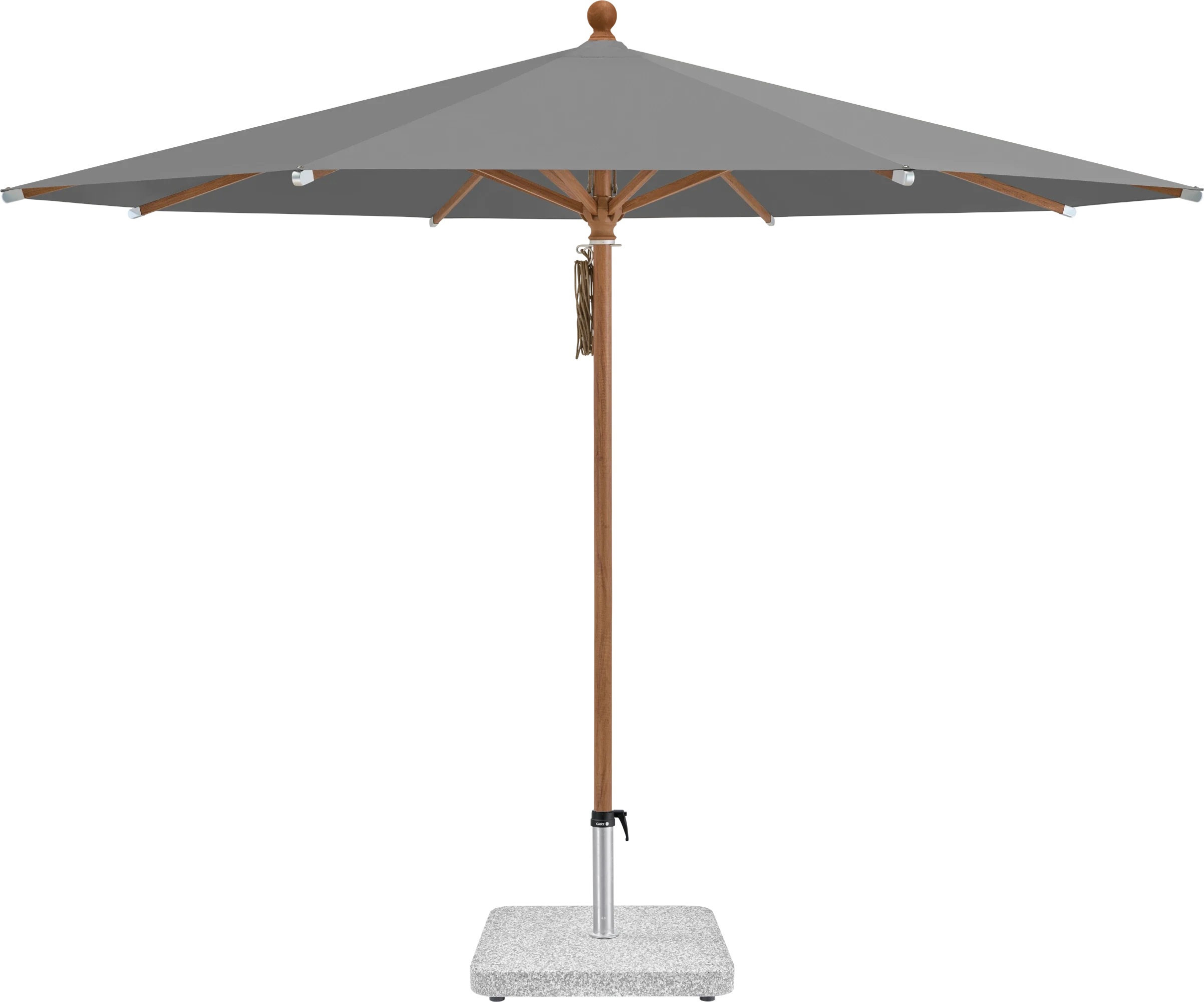 Sonnenschirm Piazza | Glatz – ⌀250cm SQ5: 502 Thunder