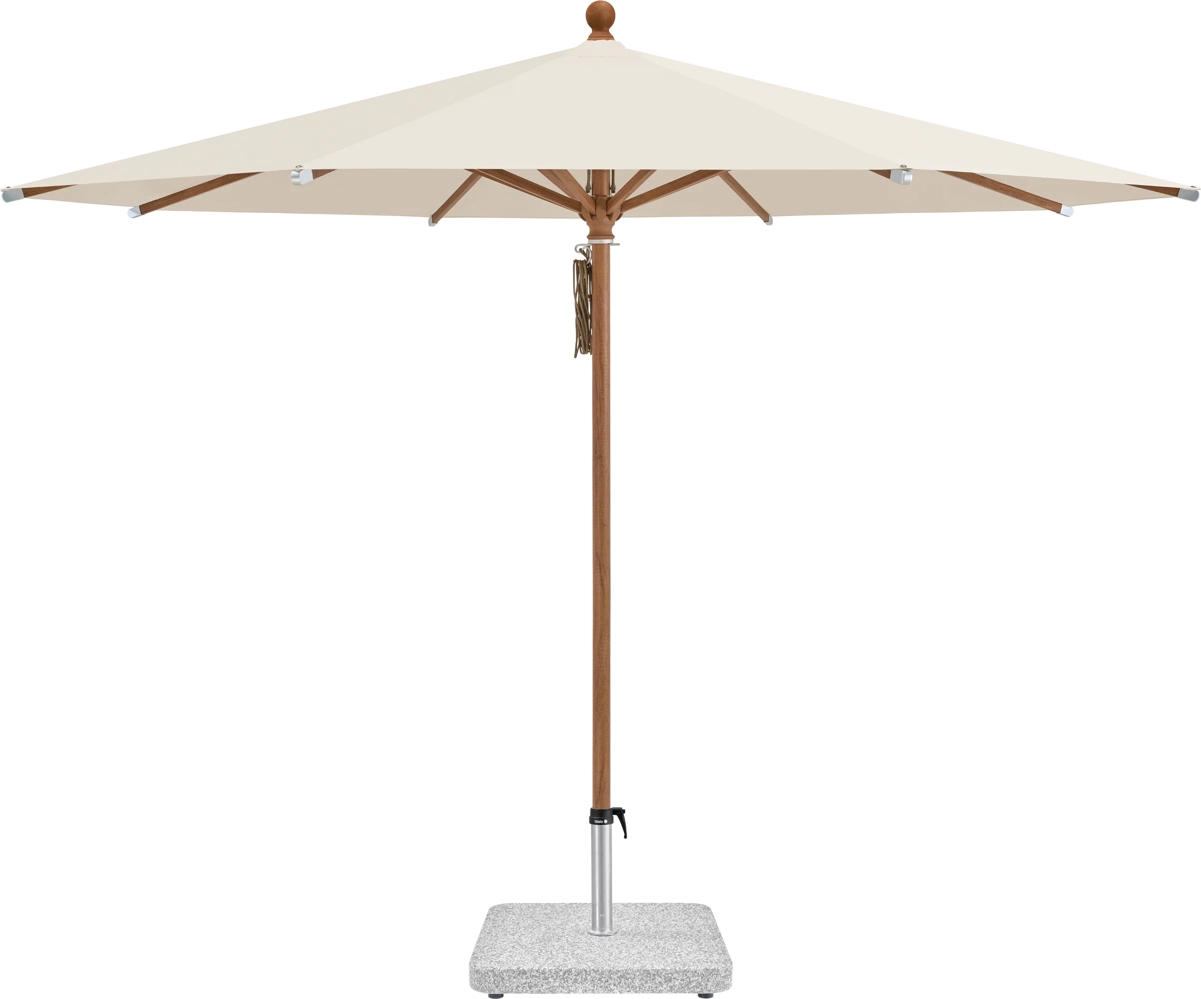 Sonnenschirm Piazza | Glatz – ⌀250cm SQ5: 523 Champagne