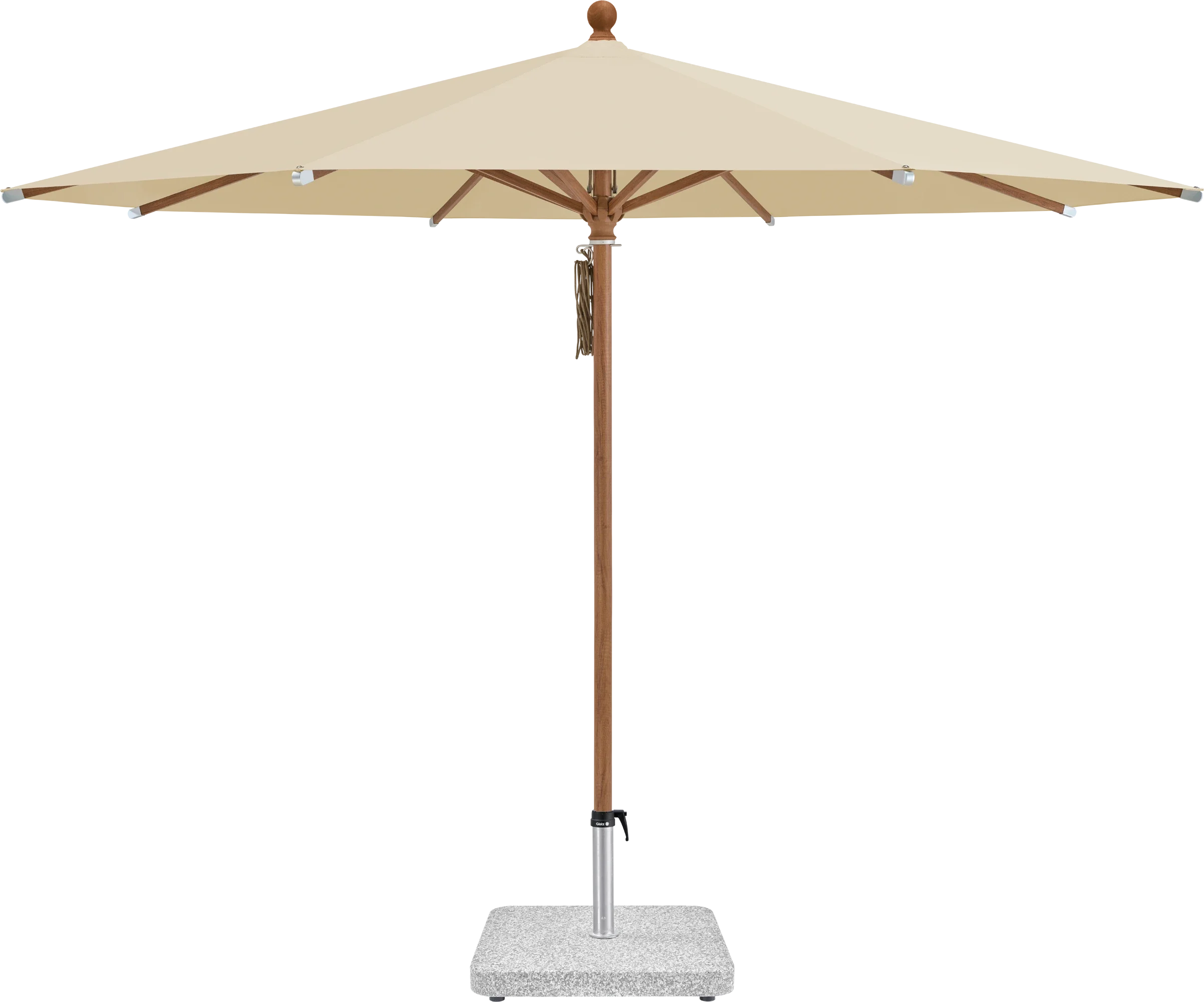 Sonnenschirm Piazza | Glatz – ⌀250cm SQ5: 526 Bamboo