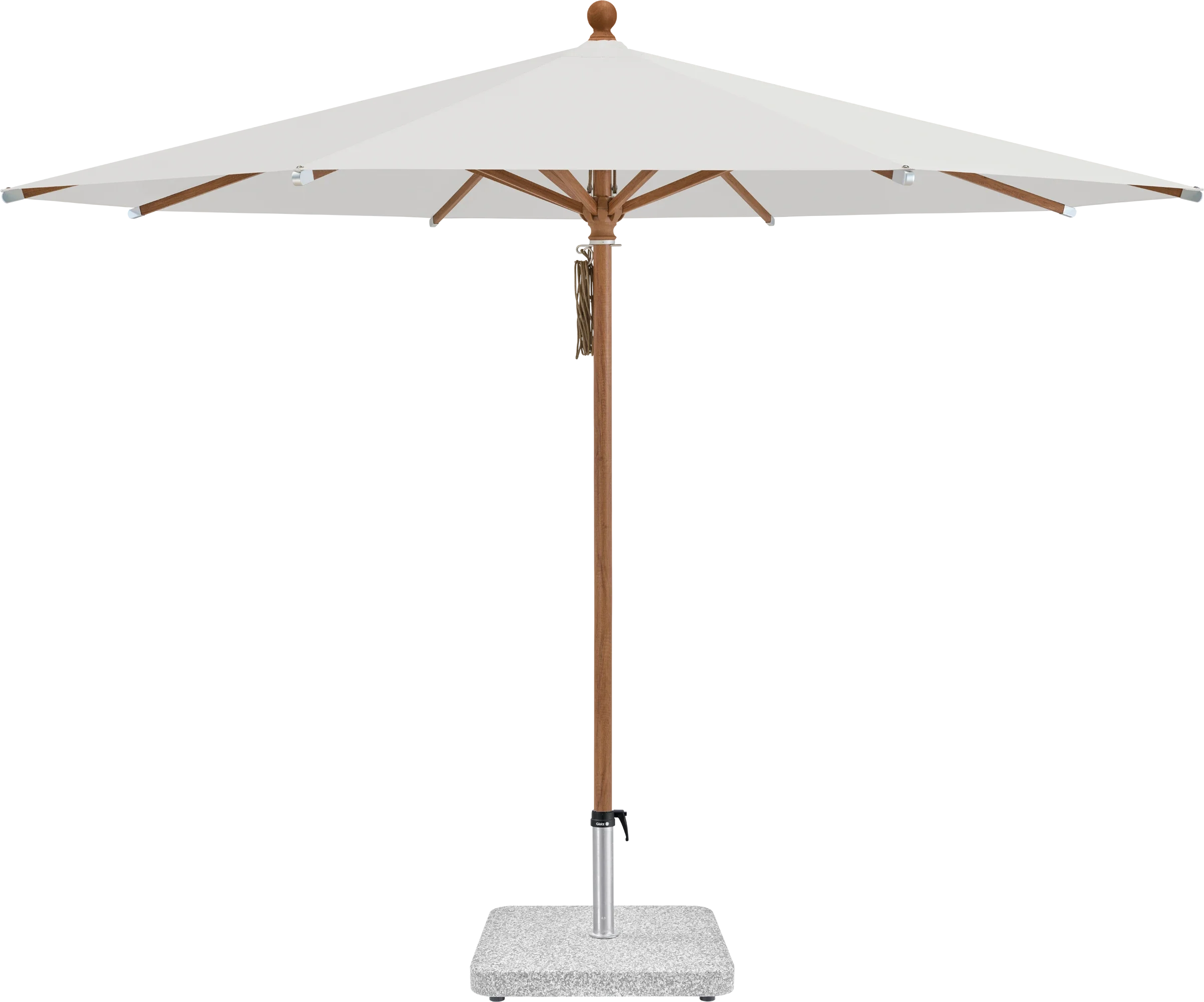 Sonnenschirm Piazza | Glatz – ⌀250cm SQ5: 556 Alabaster