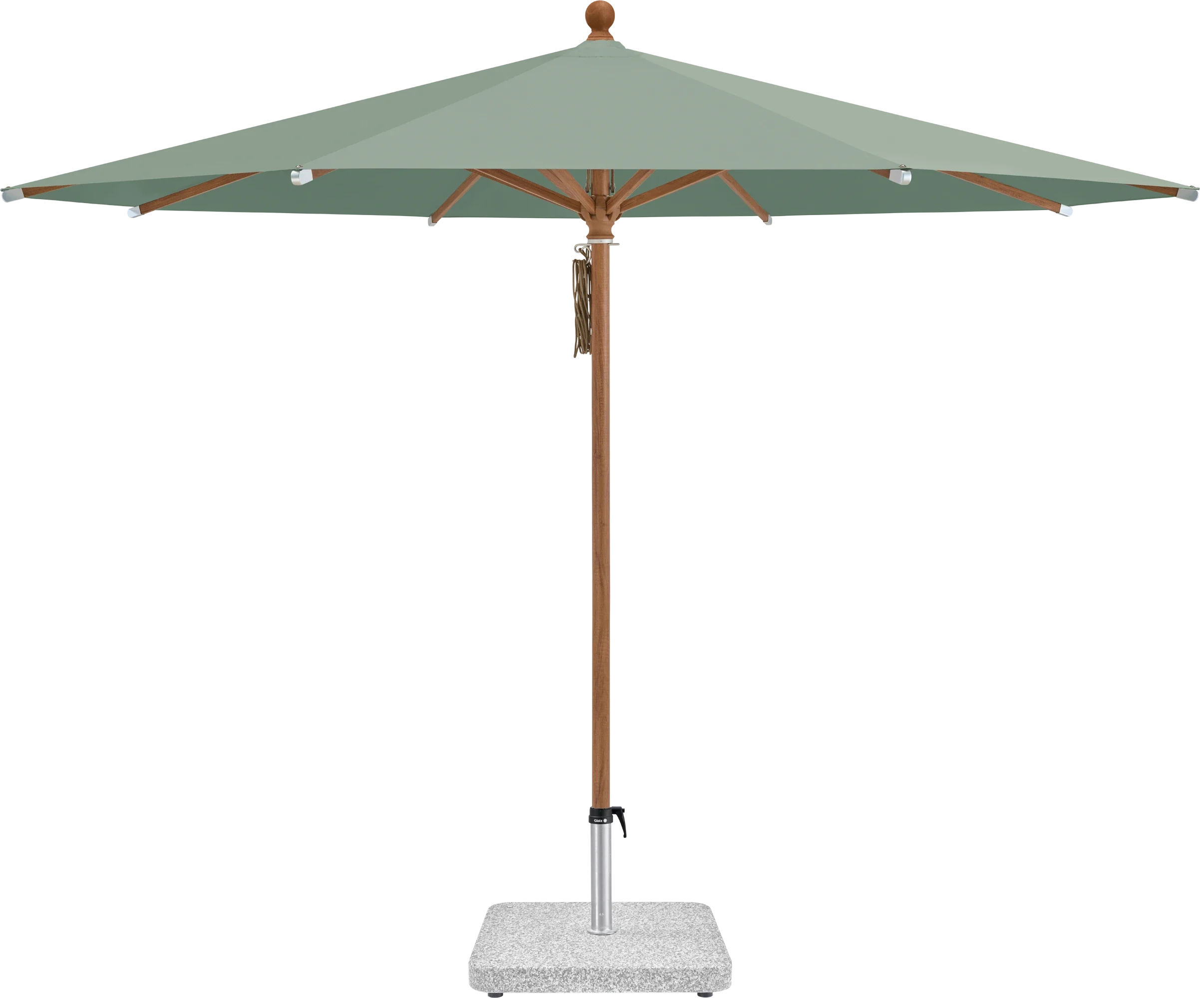 Sonnenschirm Piazza | Glatz – ⌀250cm SQ5: 588 Olive
