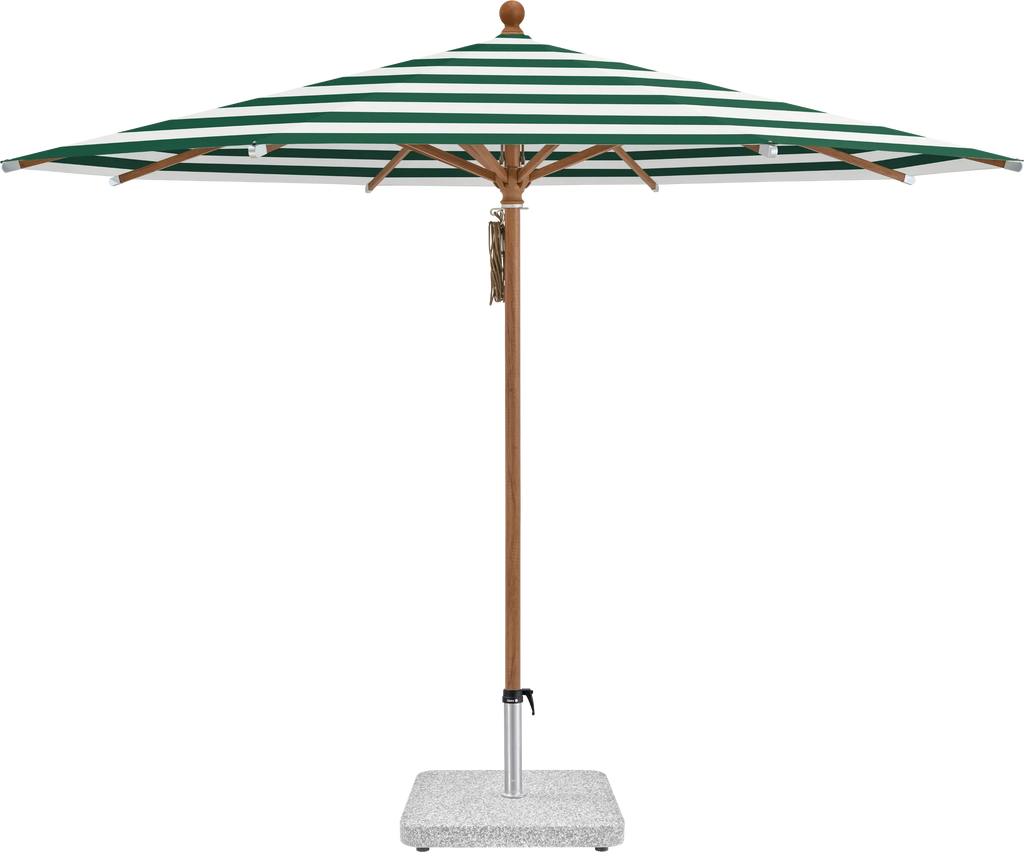 Sonnenschirm Piazza | Glatz – ⌀250cm SQ5: 589 Green Stripe