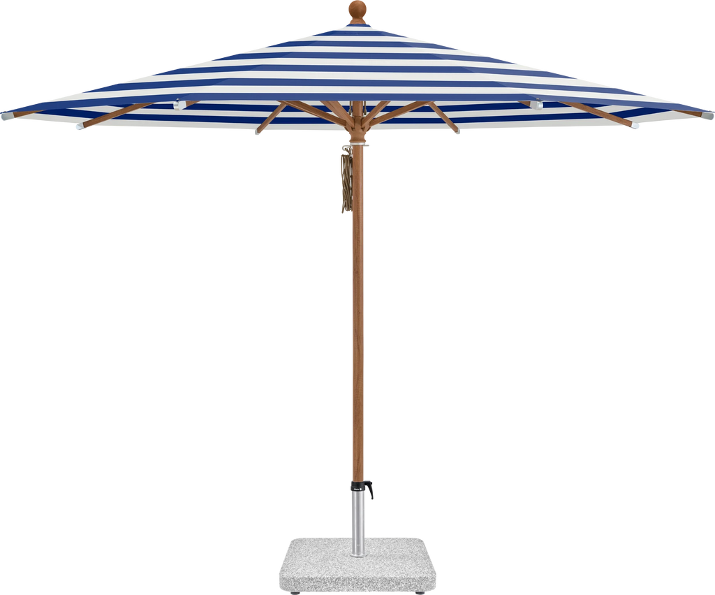 Sonnenschirm Piazza | Glatz – ⌀250cm SQ5: 602 Blue Stripe