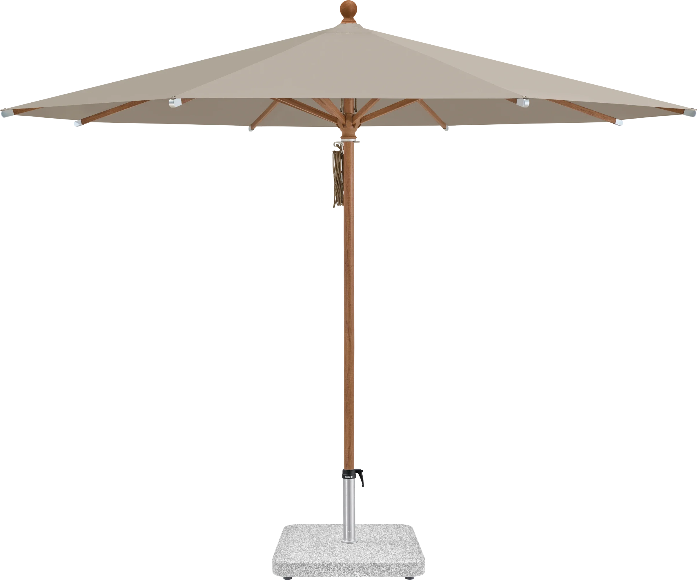 Sonnenschirm Piazza | Glatz – ⌀250cm SQ5: 605 CLay