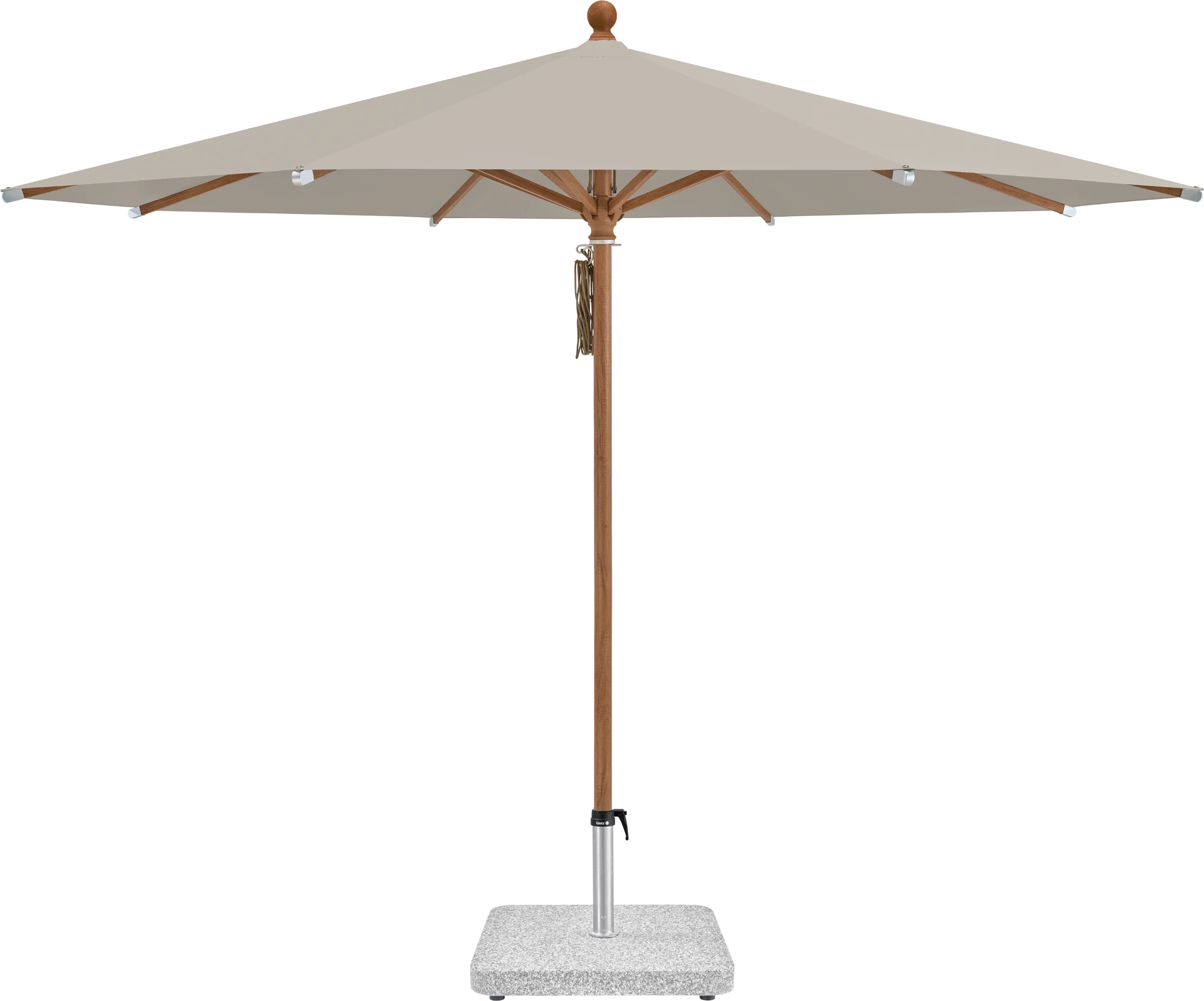 Sonnenschirm Piazza | Glatz – ⌀250cm SQ5: 686 Urban Clay