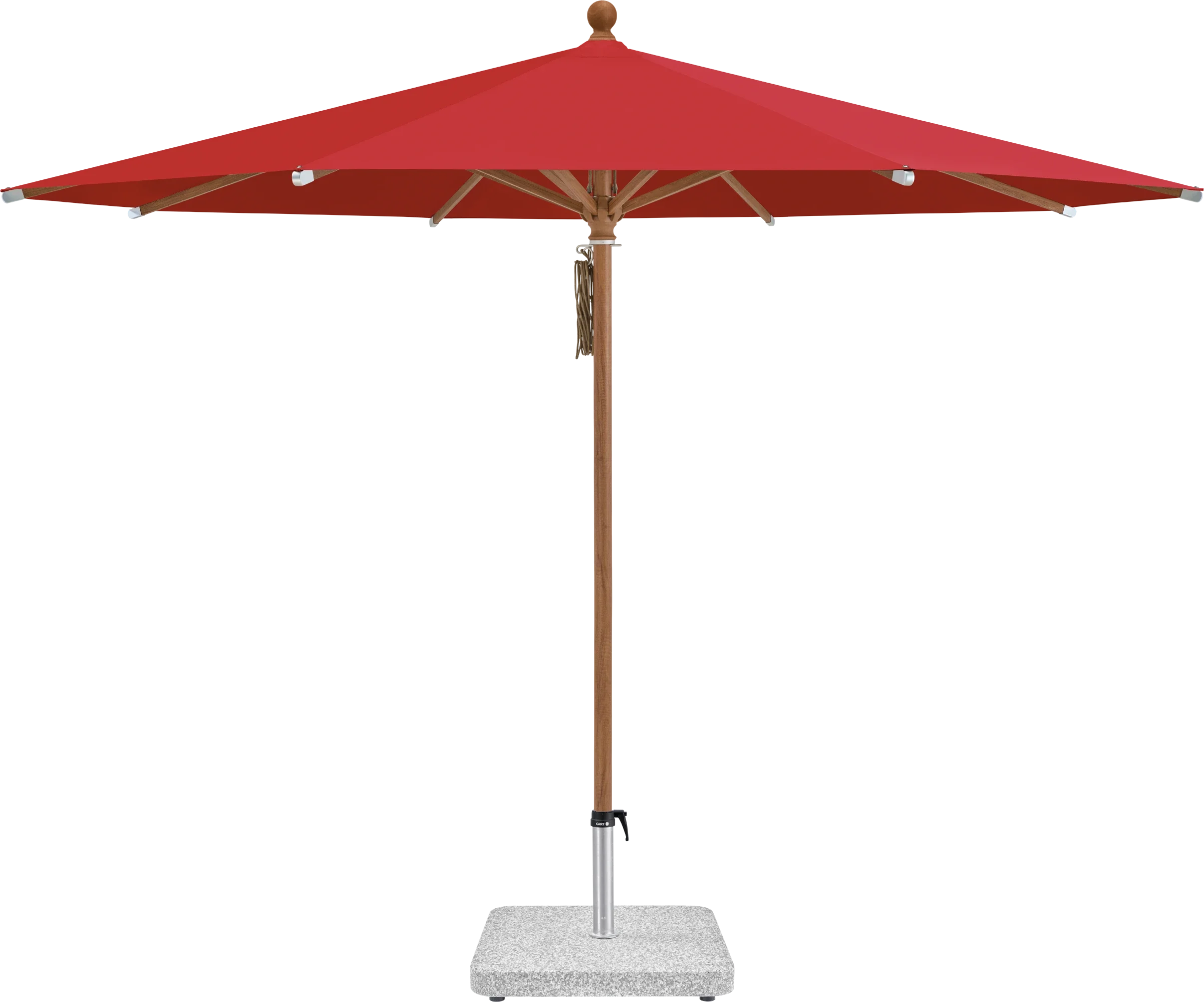 Sonnenschirm Piazza | Glatz – ⌀250cm SQ5: 801 Campari