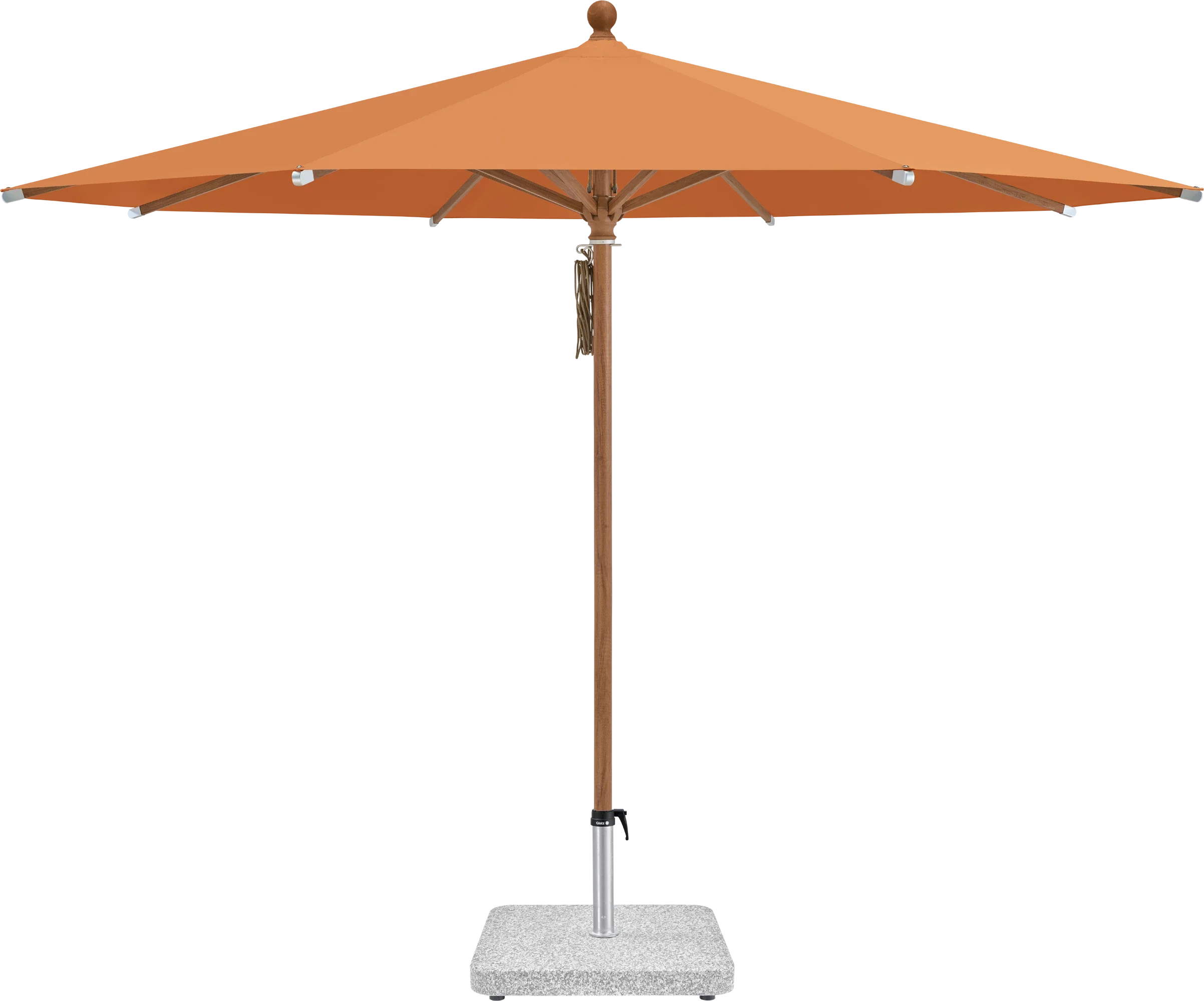 Sonnenschirm Piazza | Glatz – ⌀250cm SQ5: 802 Sienna