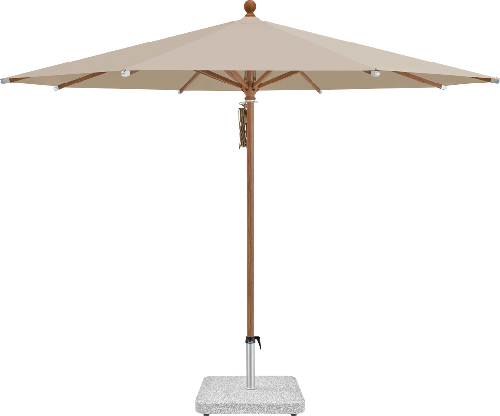 Sonnenschirm Piazza | Glatz – ⌀250cm SQ5: 803 Linen