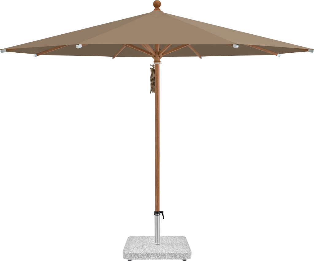Sonnenschirm Piazza | Glatz – ⌀250cm SQ5: 805 Walnut