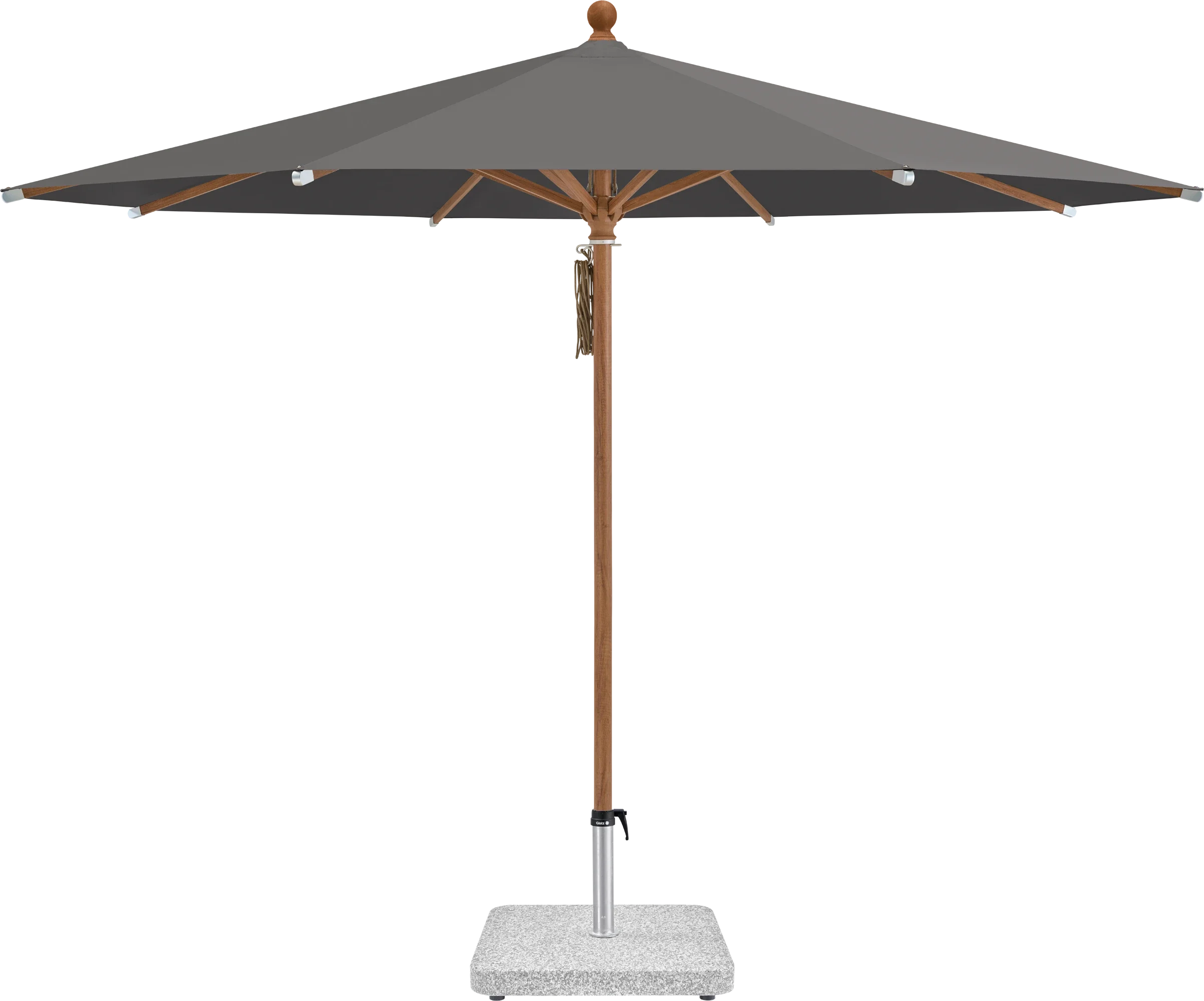 Sonnenschirm Piazza | Glatz – ⌀250cm SQ5: 807 Lava
