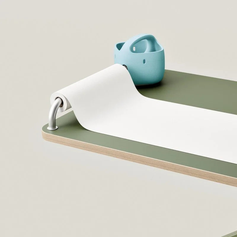 Tisch-Zubehör Bundle – Stange, Papierrolle und Stifthalter | Poptop – Blau