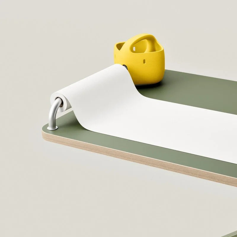 Tisch-Zubehör Bundle – Stange, Papierrolle und Stifthalter | Poptop – Gelb