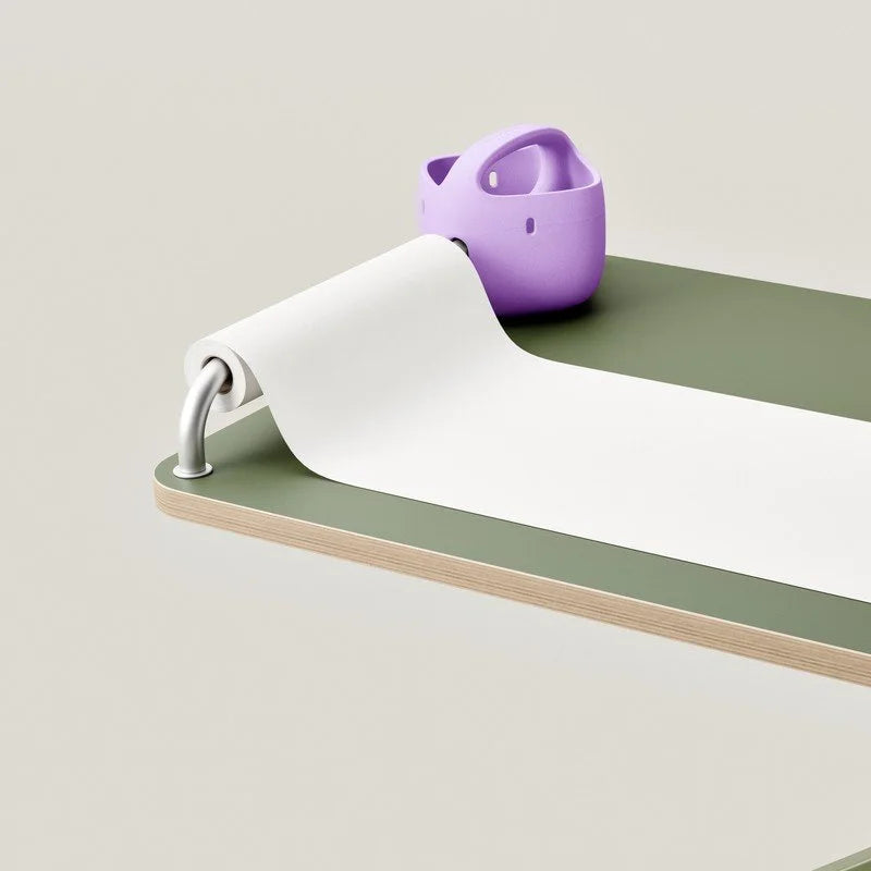 Tisch-Zubehör Bundle – Stange, Papierrolle und Stifthalter | Poptop – Lila